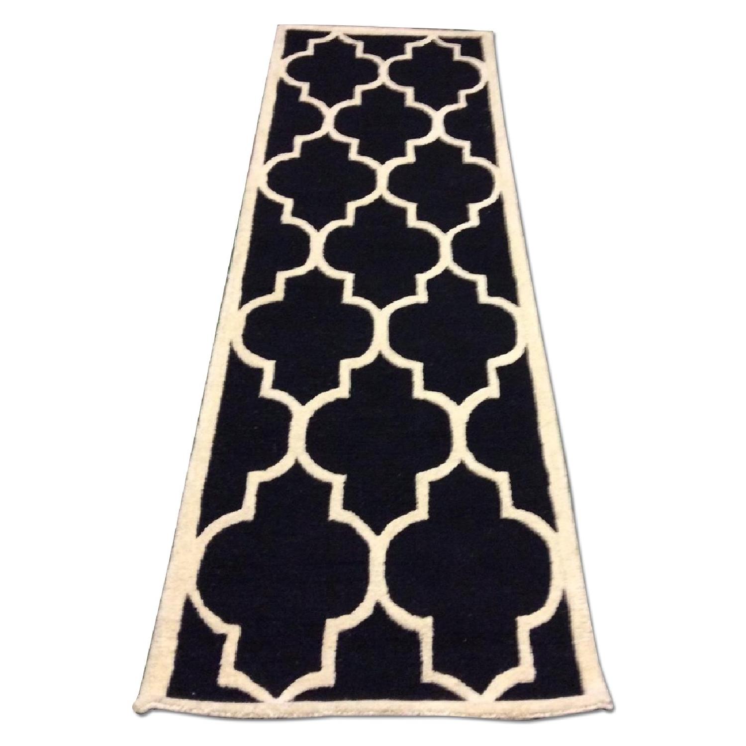 Safavieh Handmade Cambridge Moroccan Black Wool Rugs - Set of 2 - image-0