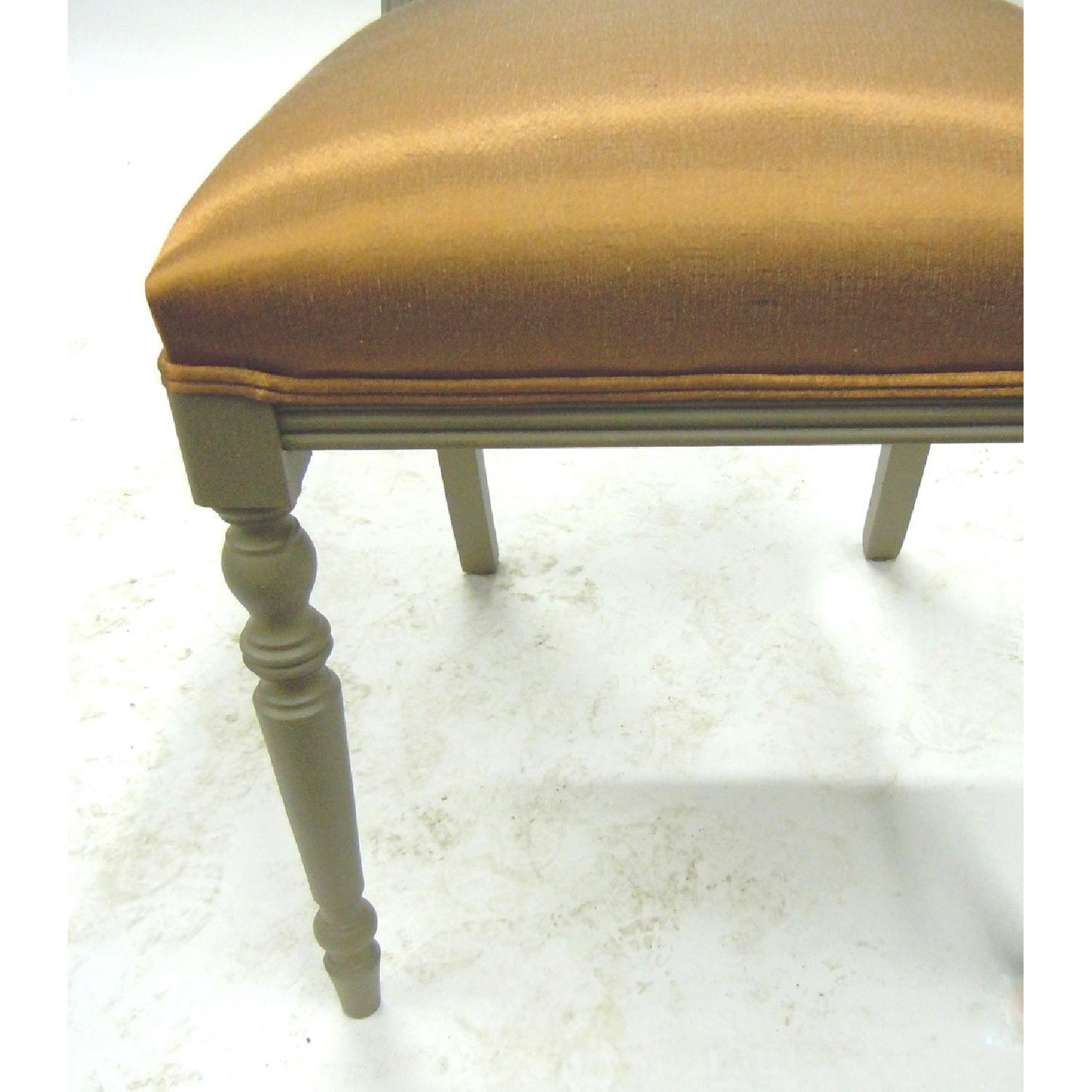 Biedermeier Style Painted Dining Chairs - Set of 6 - image-7