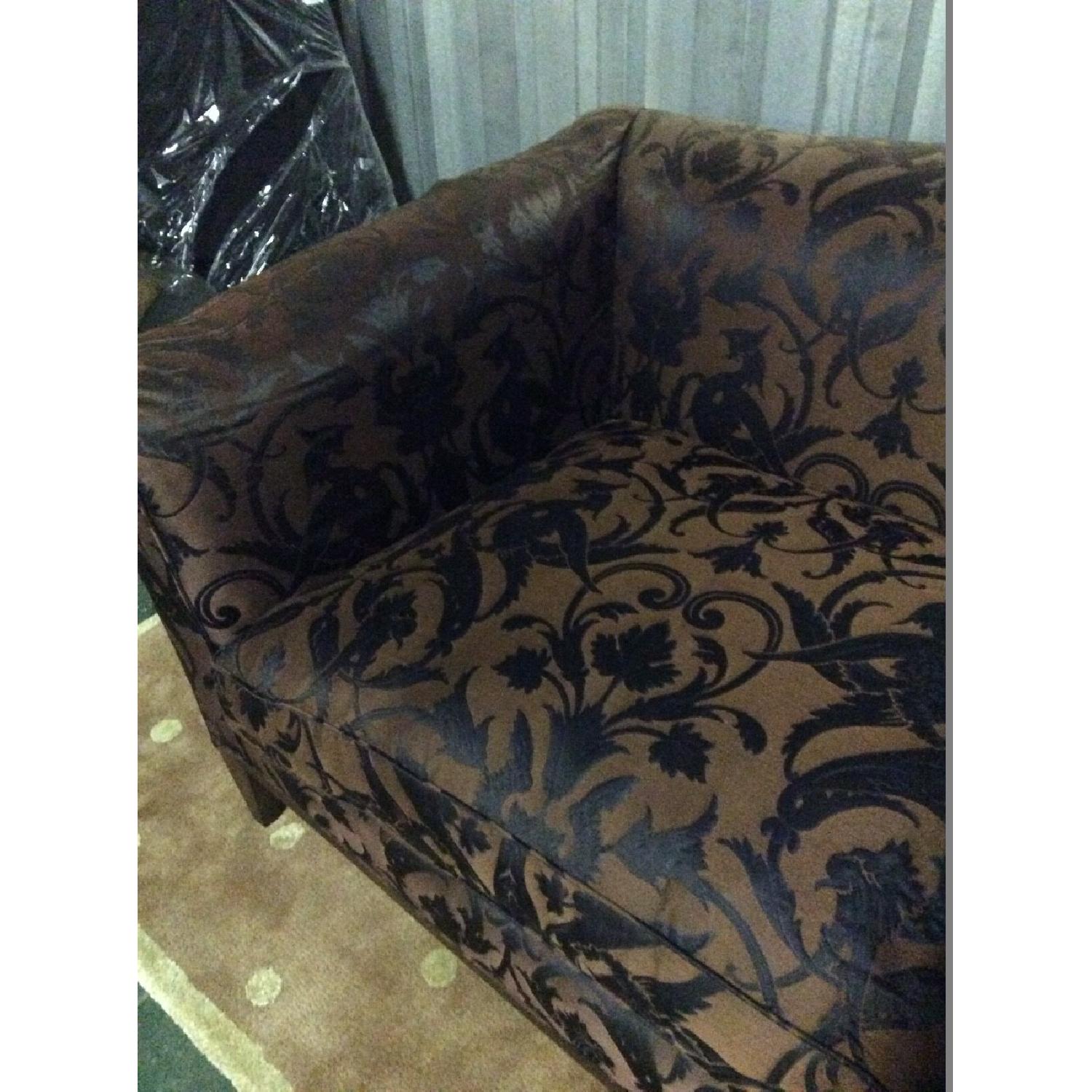 Custom Designer Made Damask Sofa - image-2