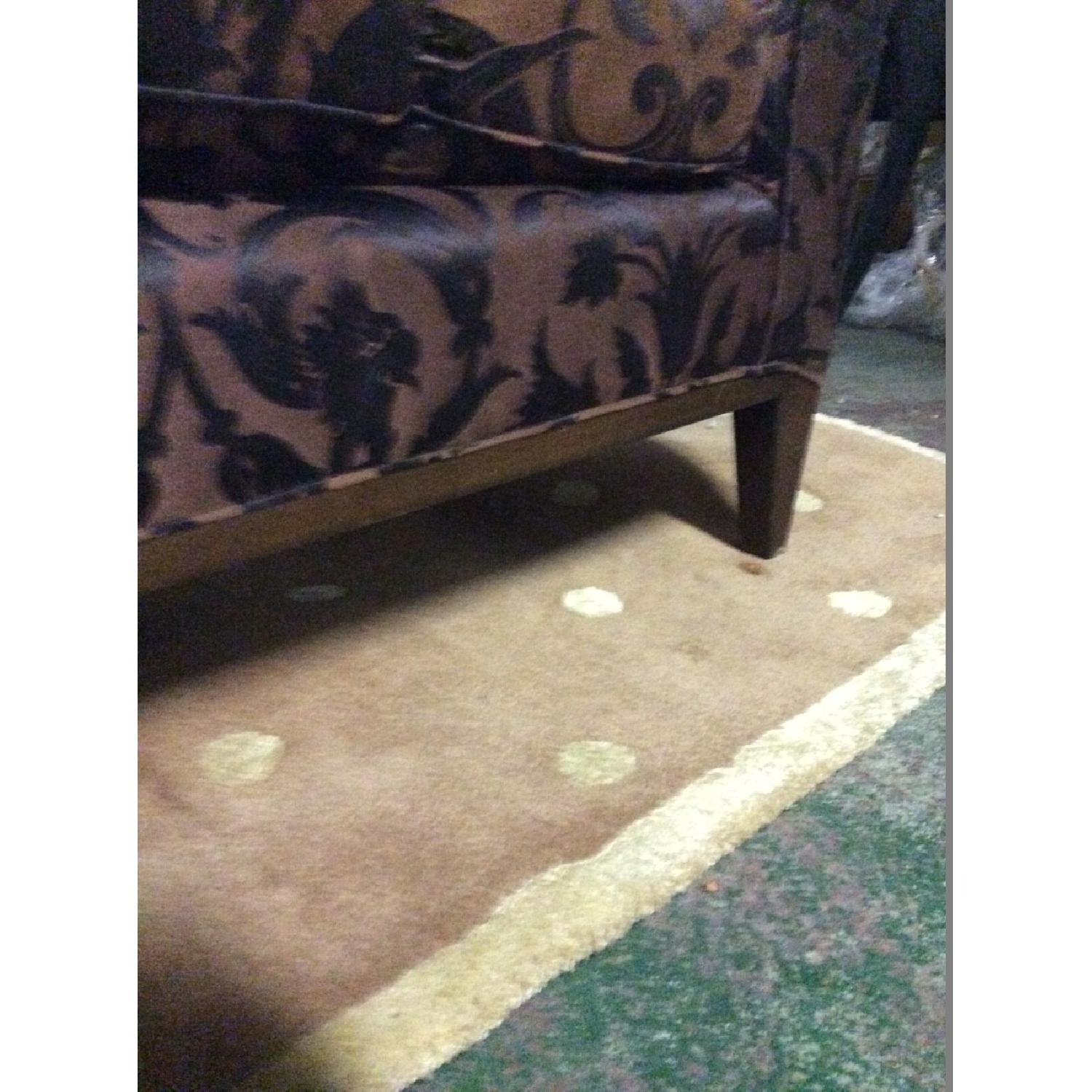 Custom Designer Made Damask Sofa - image-4
