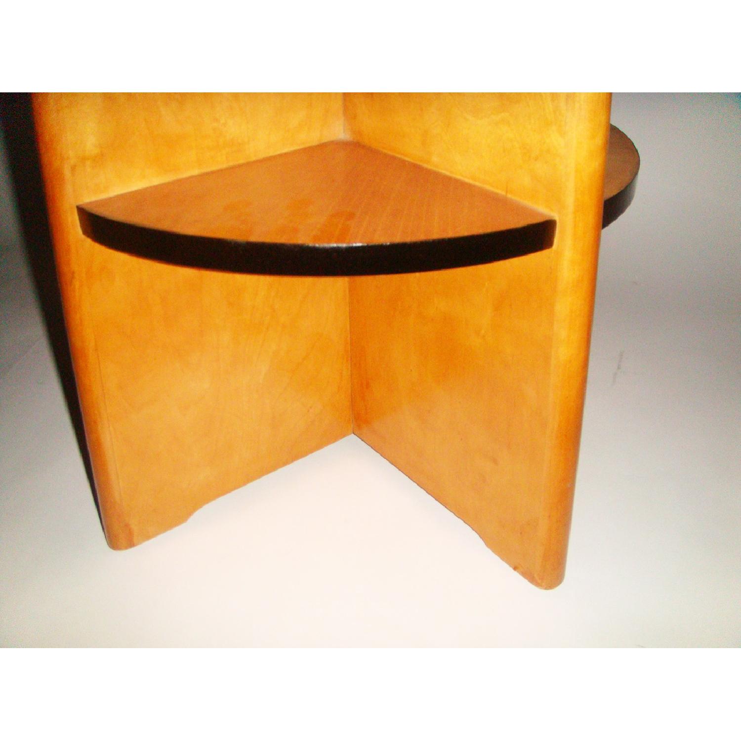 Swedish Art Deco Flame Birch Coffee Table - image-4