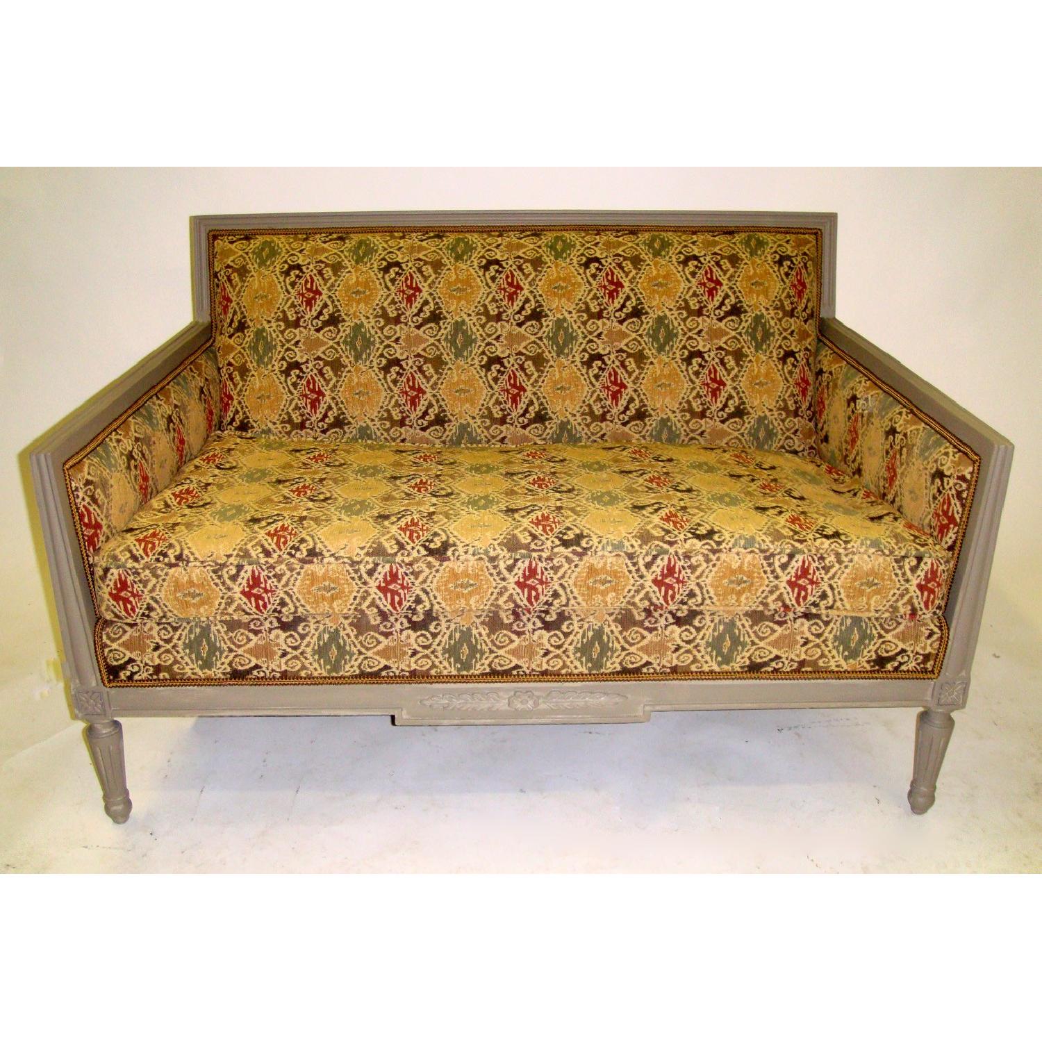 Vintage Louis XVI-Style Settee - image-1