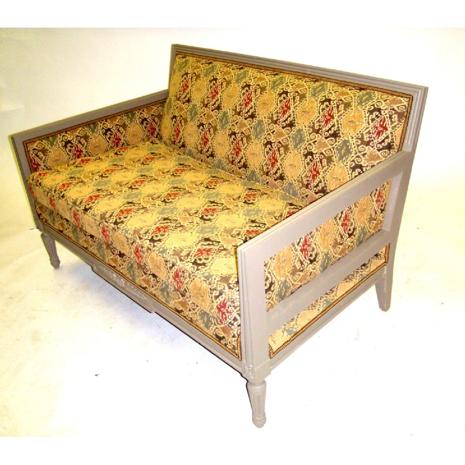 Vintage Louis XVI-Style Settee - image-2