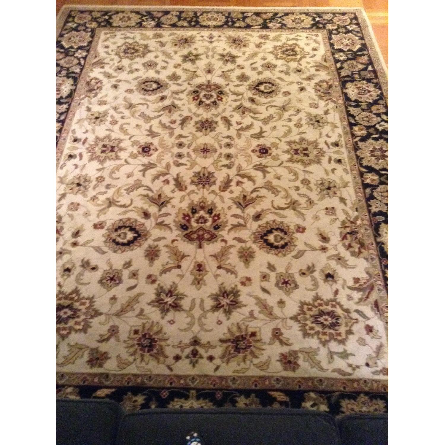 Vintage Handmade Indian Rug - image-2