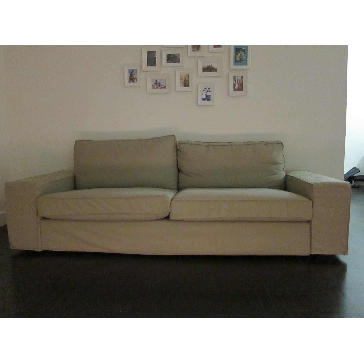 Beige 3 Seater Couch - image-1