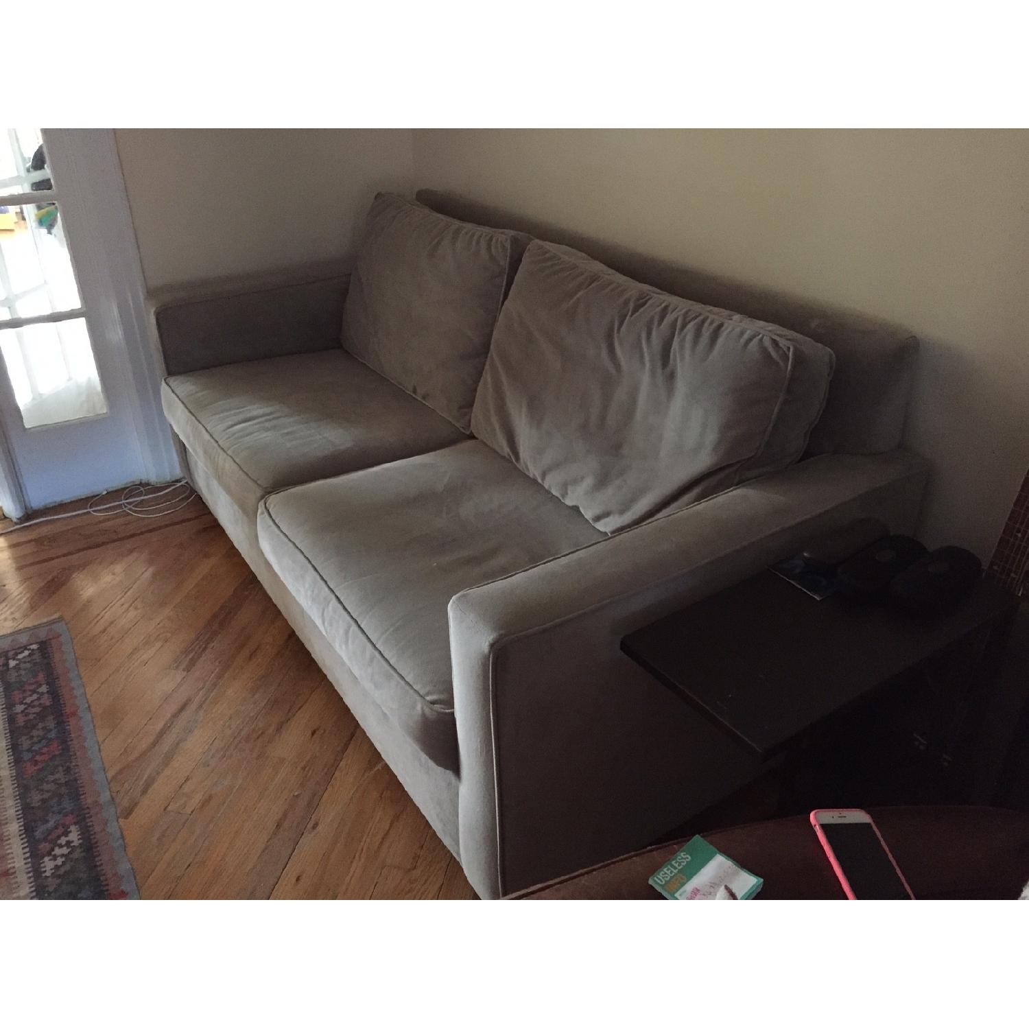 West Elm Henry Dove Gray Sofa - image-2