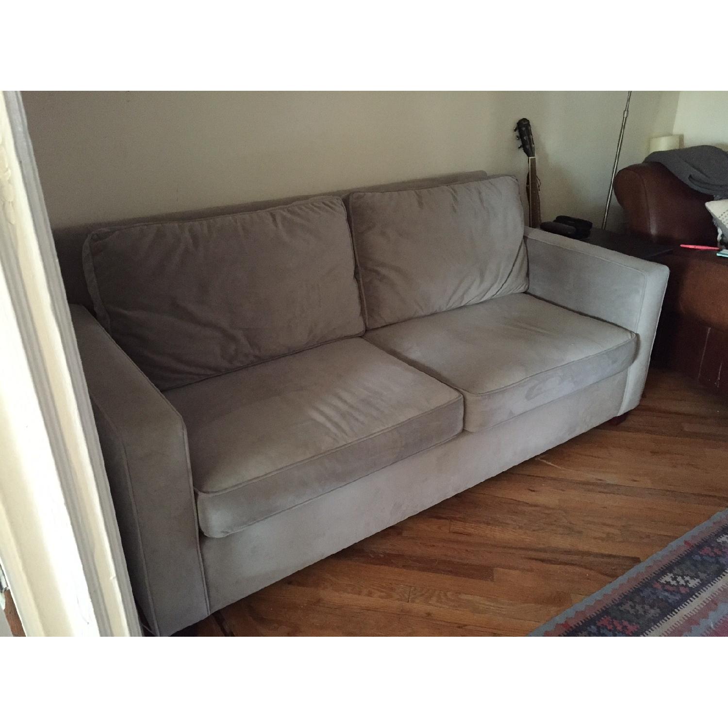 West Elm Henry Dove Gray Sofa - image-3