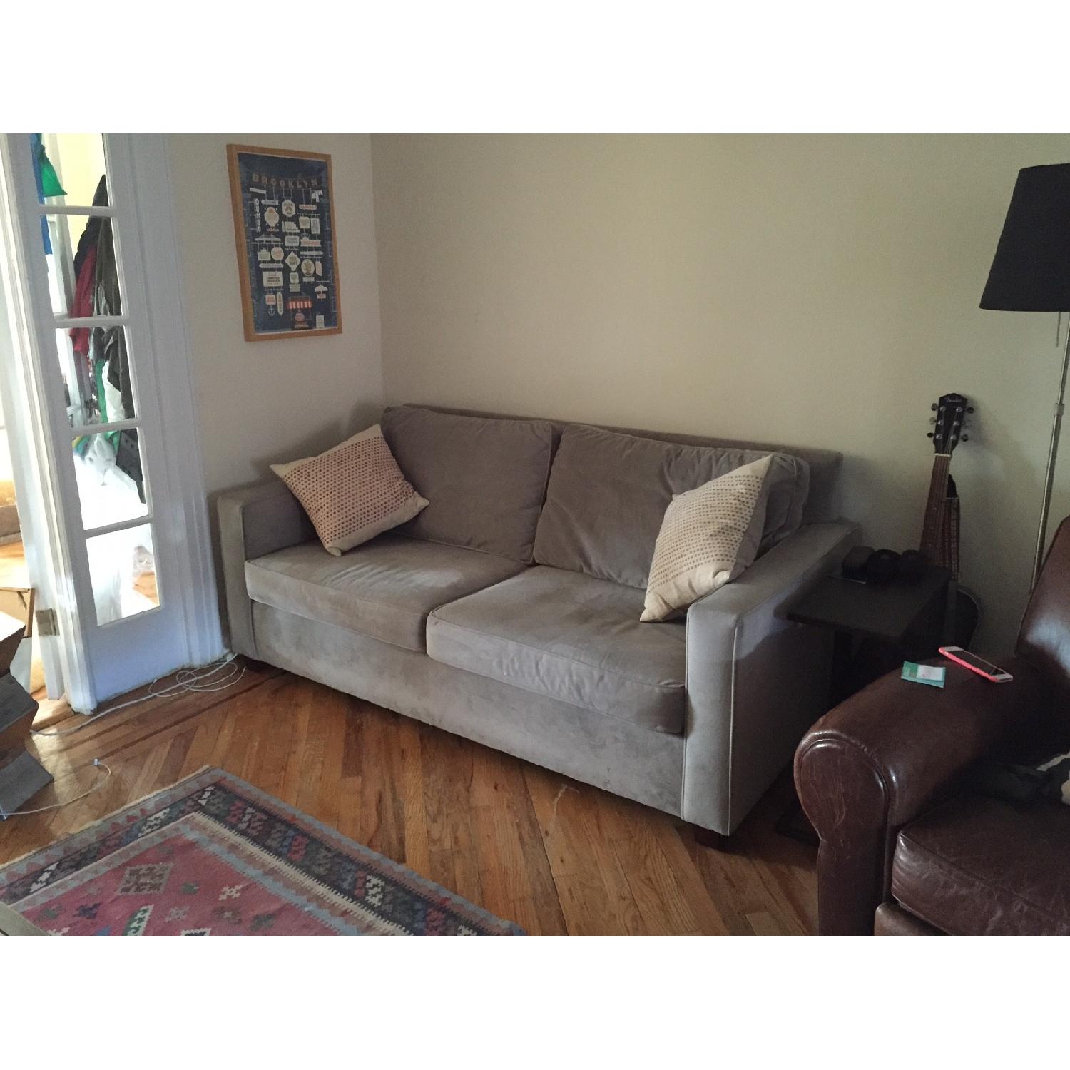 West Elm Henry Dove Gray Sofa - image-4