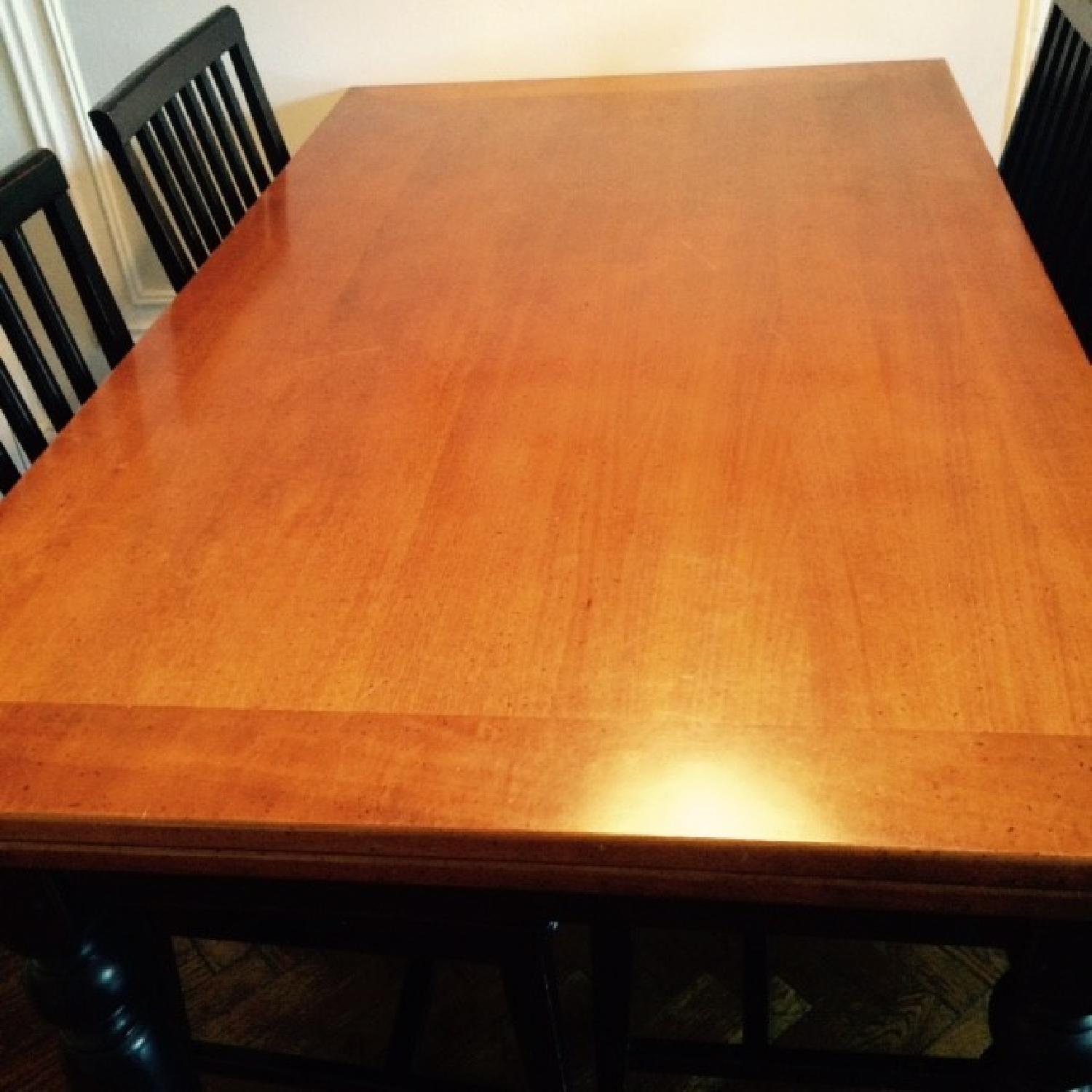 Crate & Barrel Expandable Dining Table - image-2