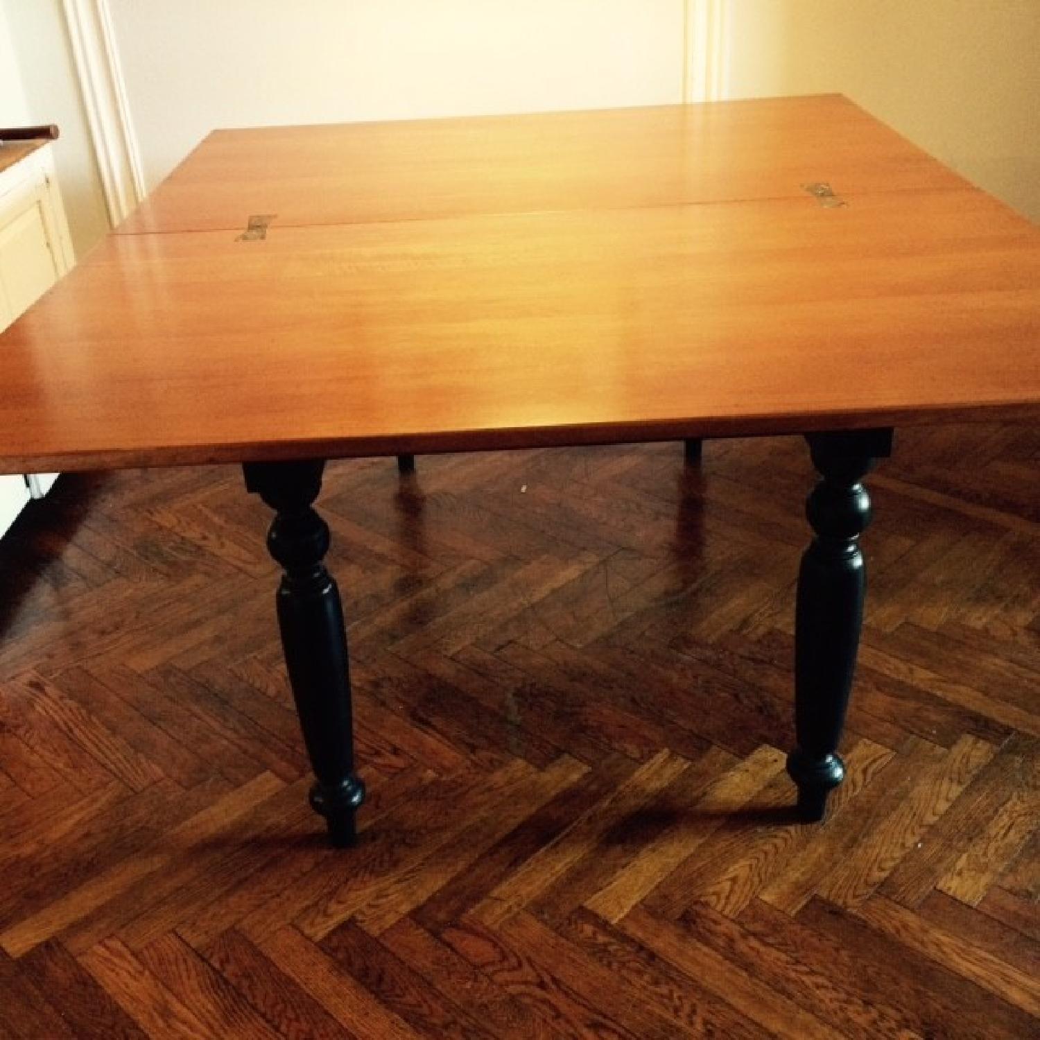 Crate & Barrel Expandable Dining Table - image-4