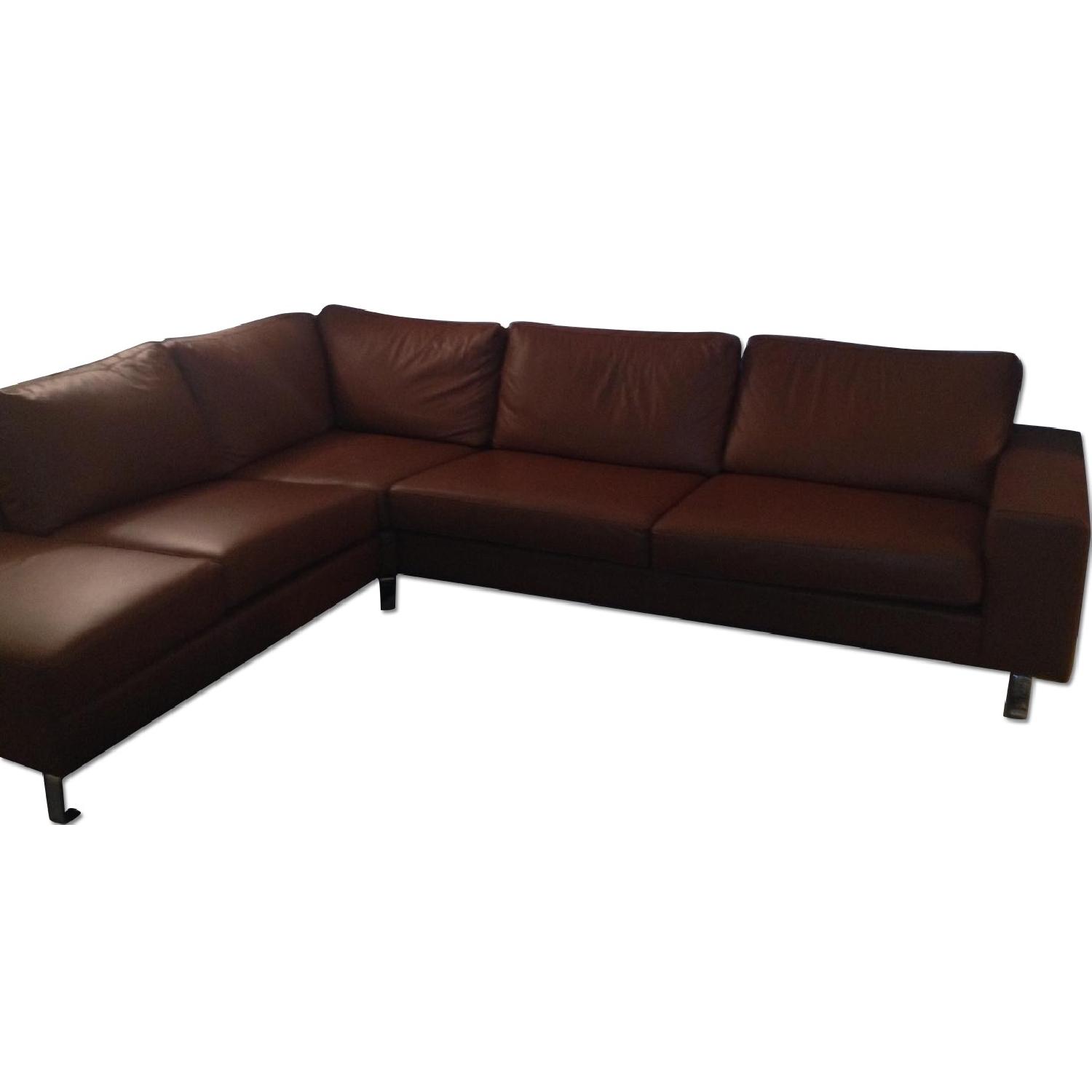 BoConcept Indivi Leather Sectional Sofa - image-0