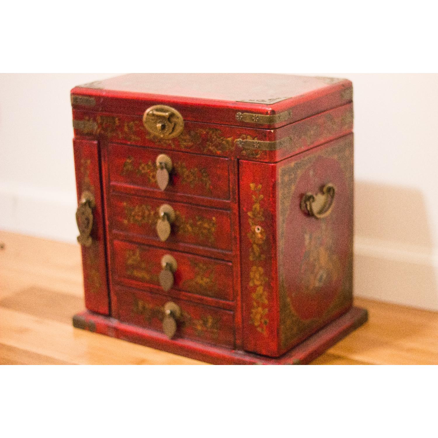 Antique Chinese Jewelry Chest - image-1