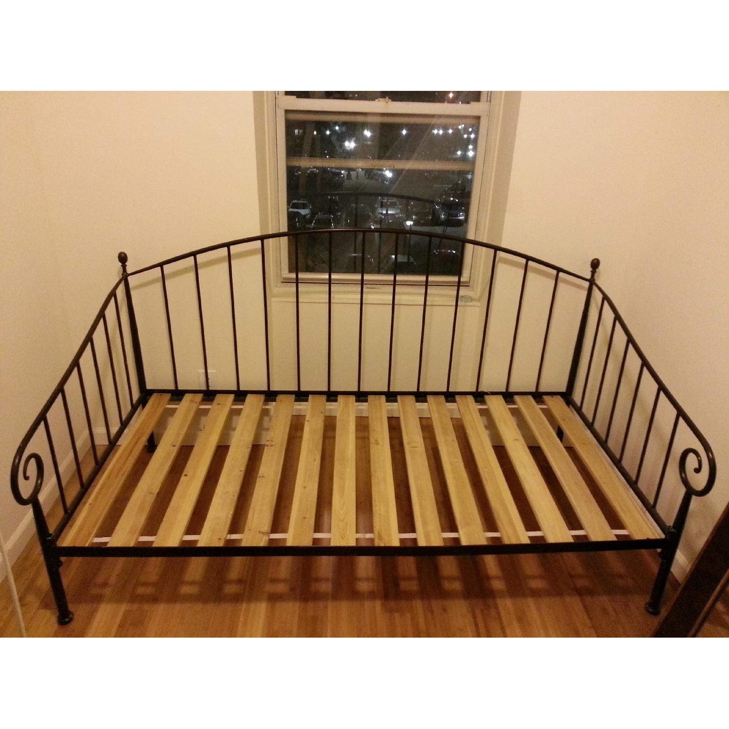 West Elm Wrought Iron Daybed with Trundle AptDeco