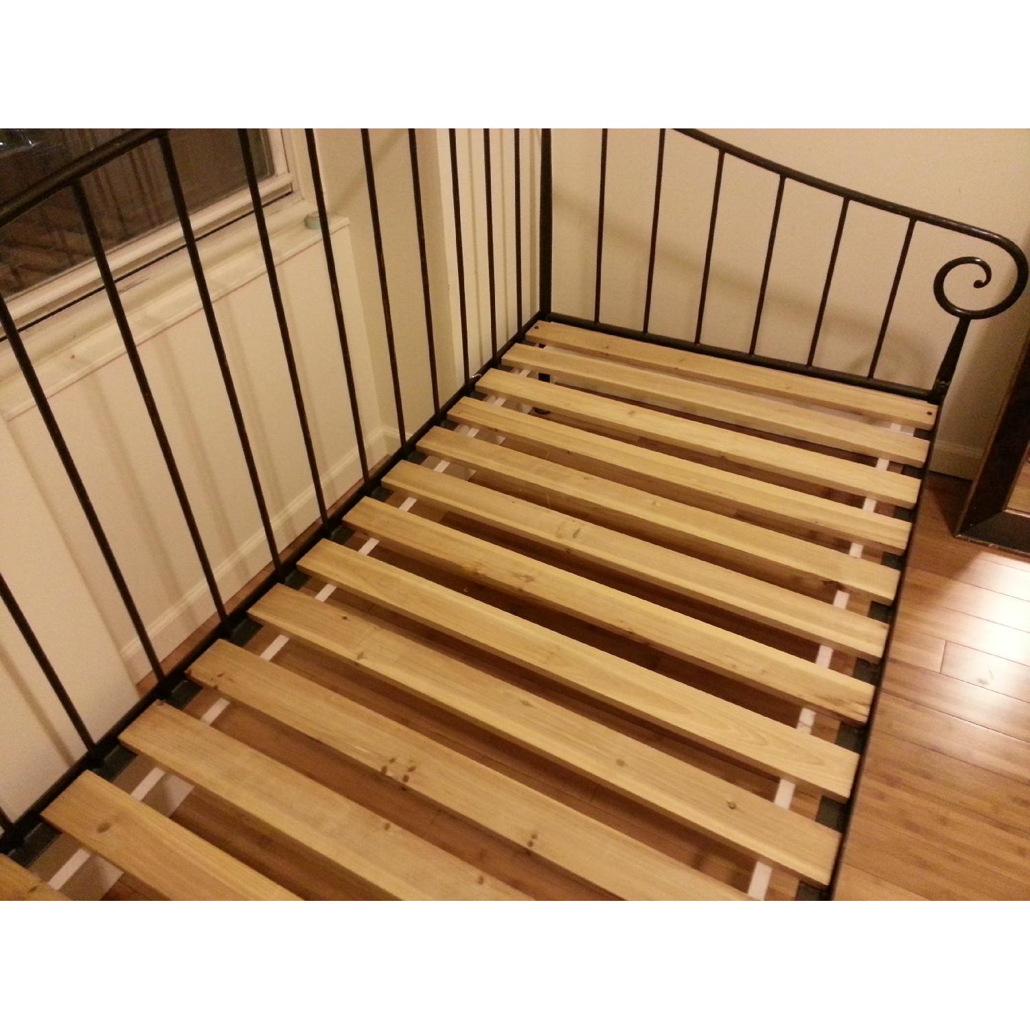 West Elm Wrought Iron Daybed with Trundle AptDeco