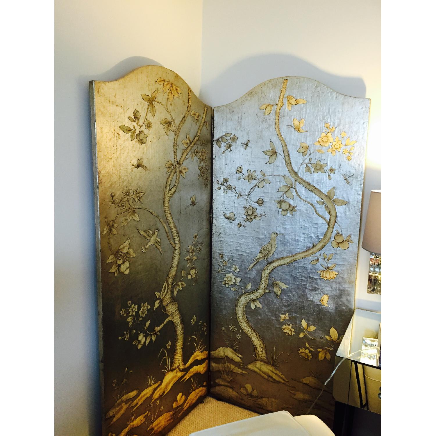Harrods Silver Screen/Room Divider - image-1