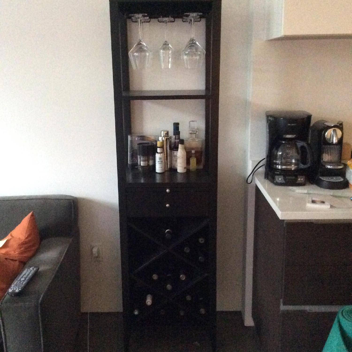 Crate & Barrel Triad Wine Tower - image-3