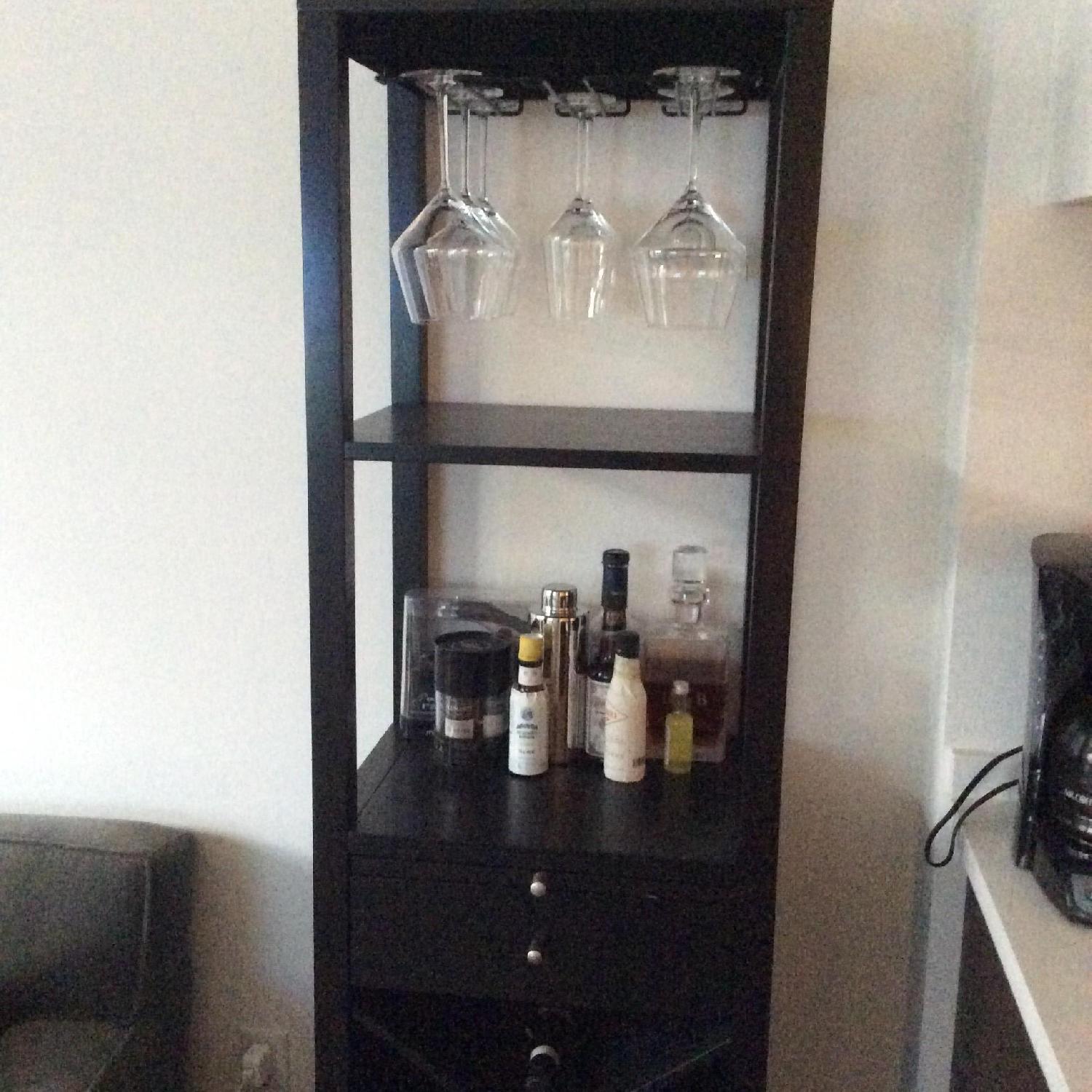 Crate & Barrel Triad Wine Tower - image-4