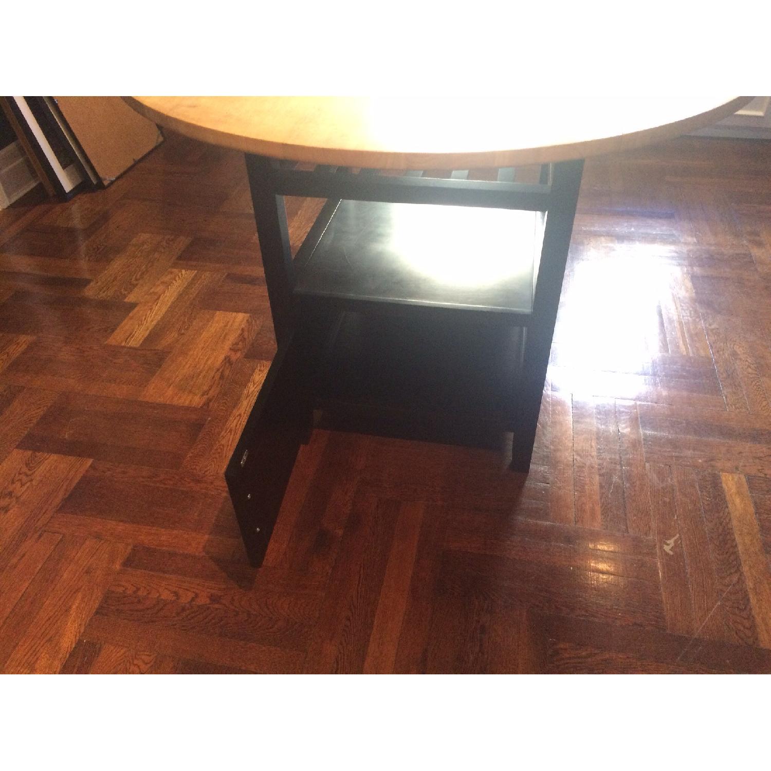 Crate & Barrel High Dining Table w/ 4 Stools - image-2