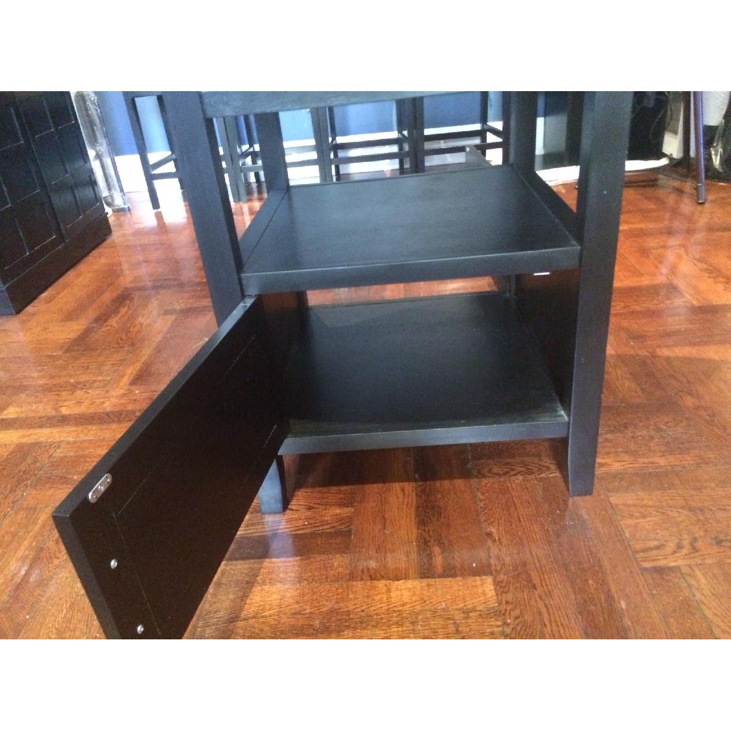Crate & Barrel High Dining Table w/ 4 Stools - image-5