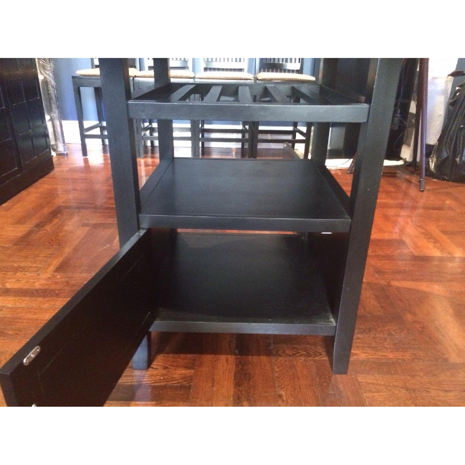 Crate & Barrel High Dining Table w/ 4 Stools - image-7
