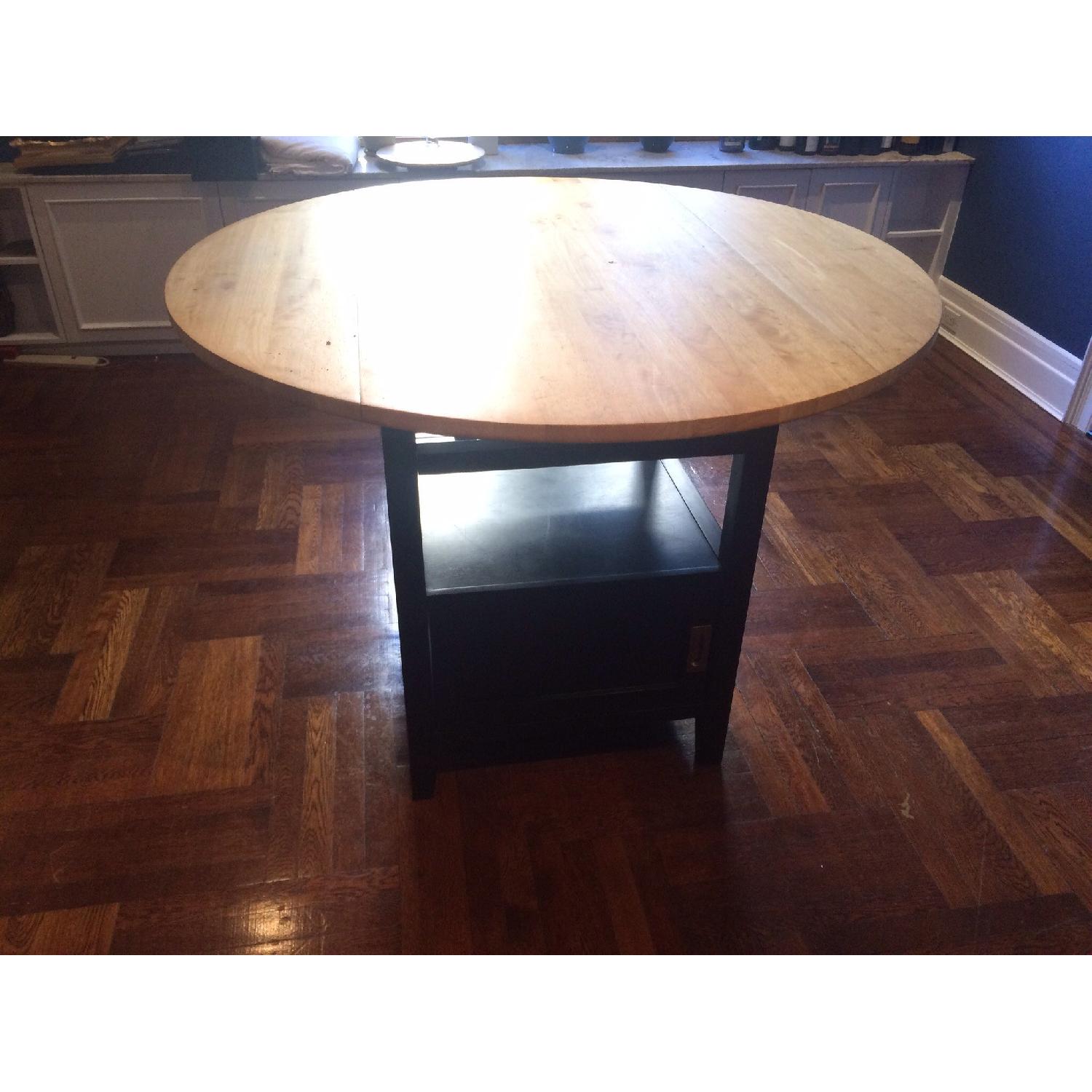 Crate & Barrel High Dining Table w/ 4 Stools - image-12
