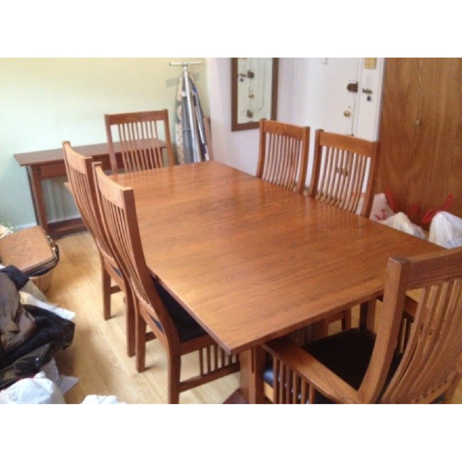 Nicolas & Stone 7 Piece Solid Wood Dining Set - image-1