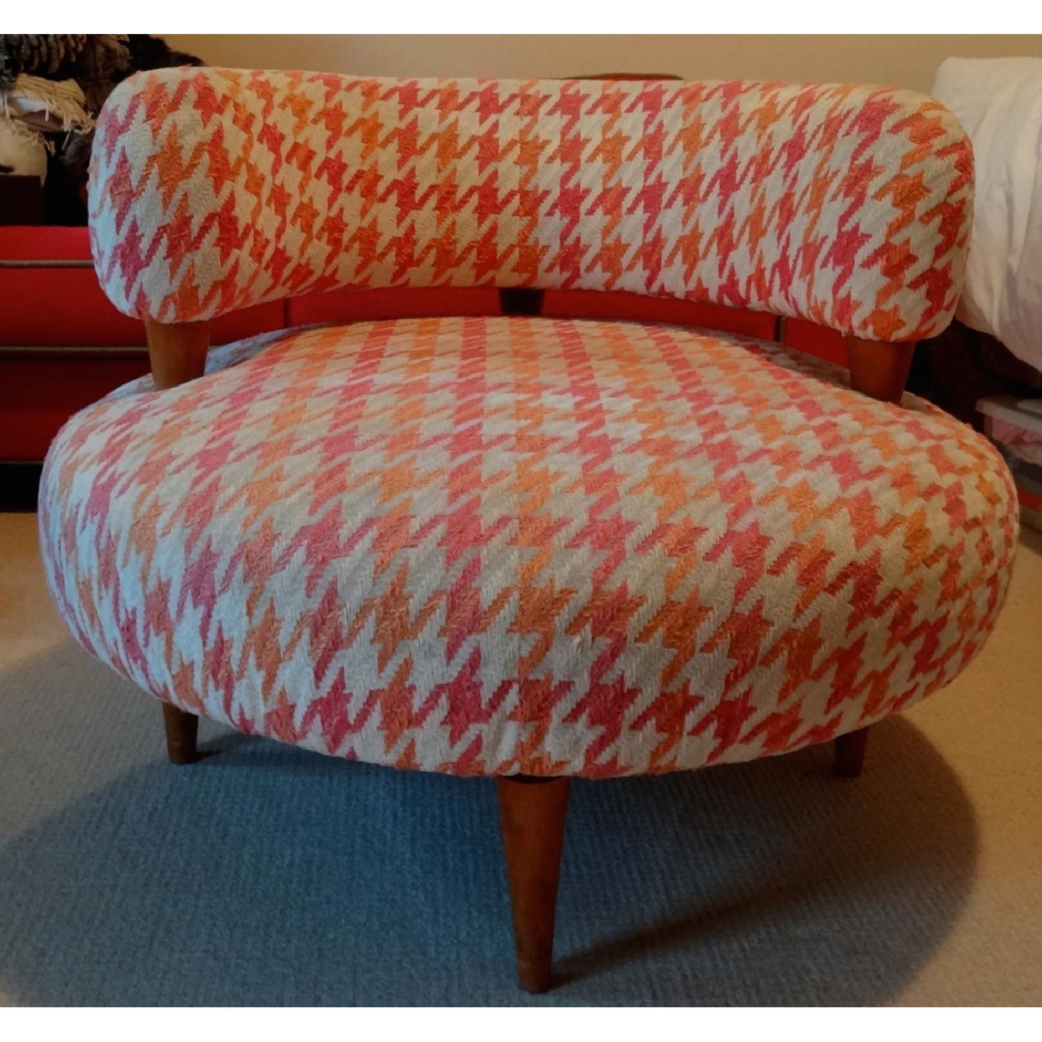 Mid Century Modern Adrian Pearsall Round Lounge Chair - image-1