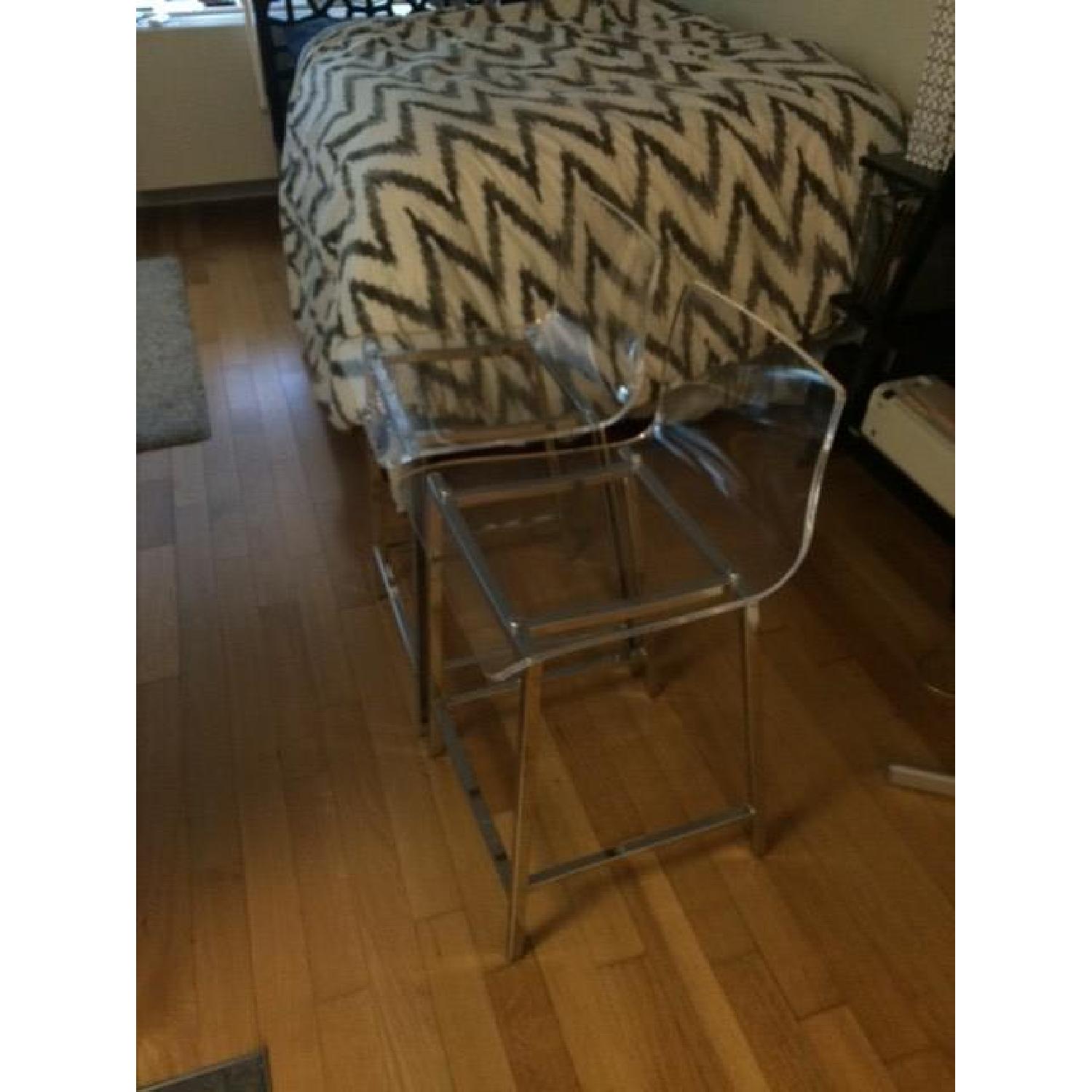 CB2 Vapor Counter Stools - Set of 2 - image-3