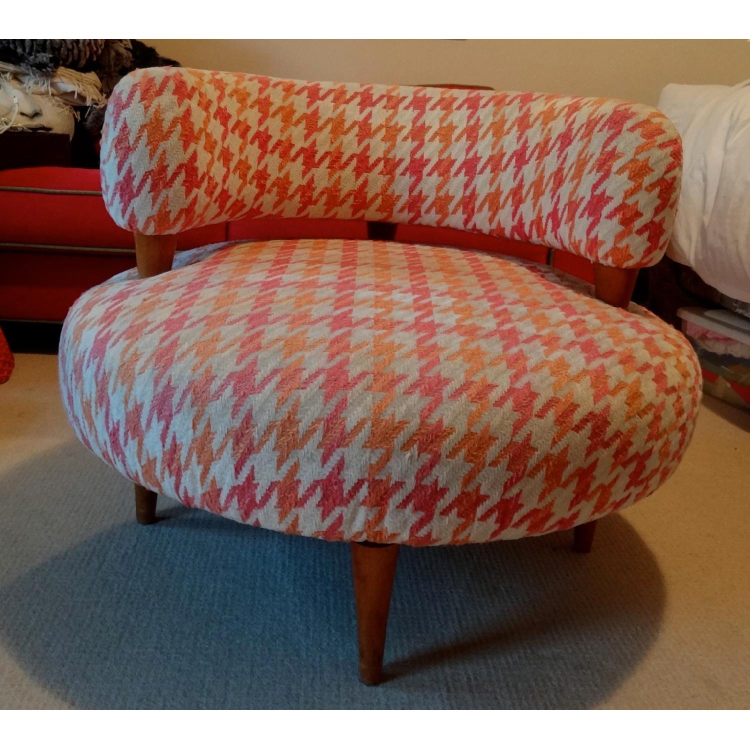 60's Retro Style Mid-Century Modern Round Chair - image-2