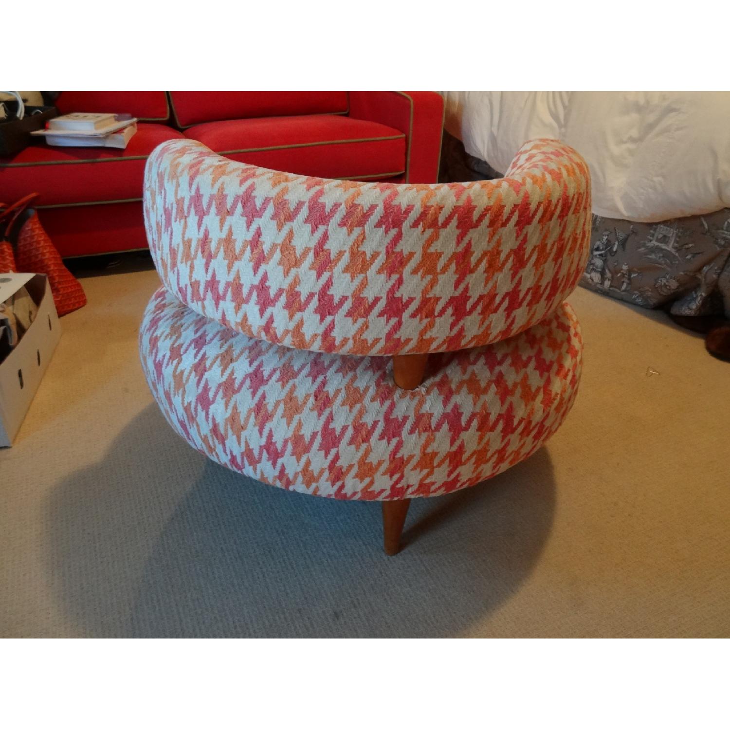 60's Retro Style Mid-Century Modern Round Chair - image-3