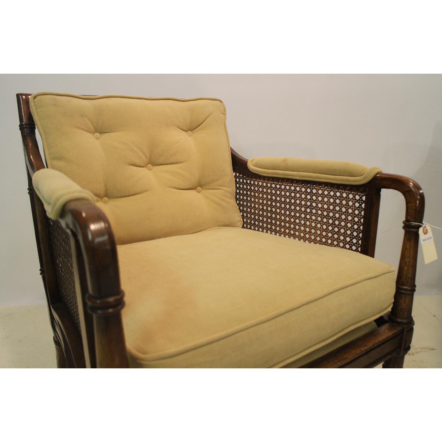 Edwardian Type Armchairs w/ Cushions - Set of 2 - image-3