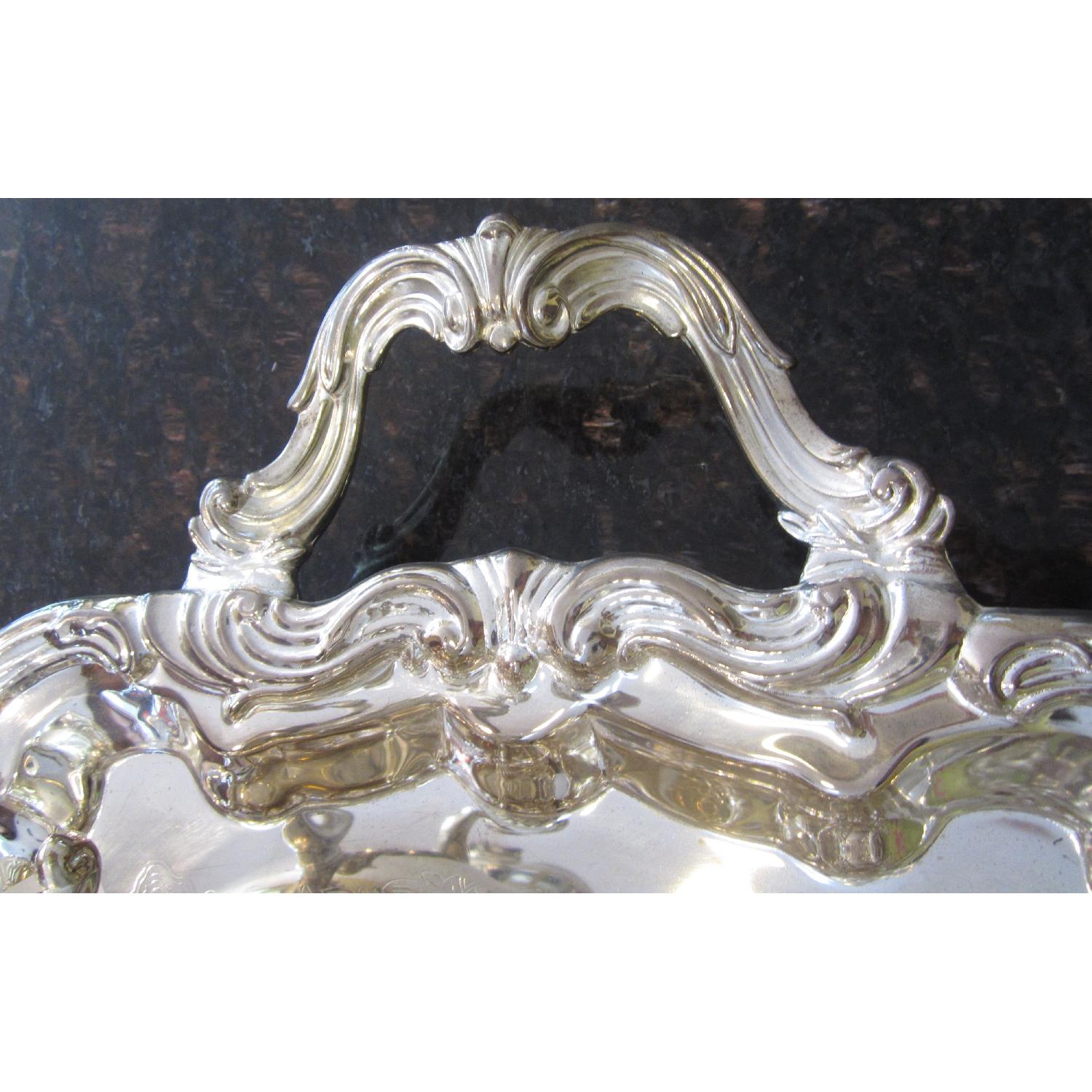 FB Rogers Silver Co. Silver Plated 5 Piece Tea/Coffee Set - image-2