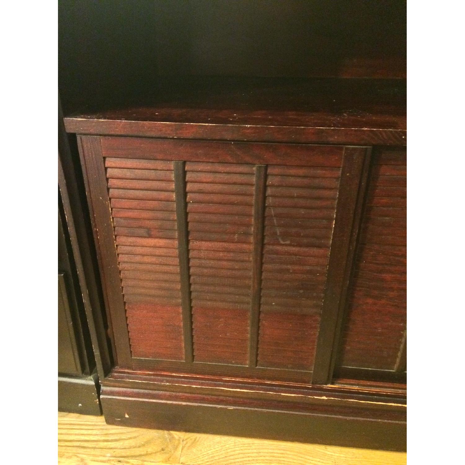Vintage Sliding Doors Chest of Drawers/ Media Console - image-3