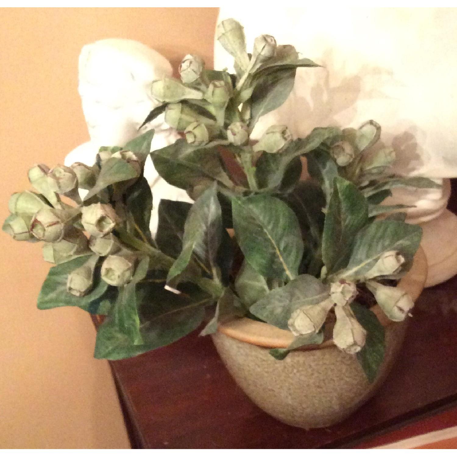 Silk Bonsai on a Metal Planter - image-3
