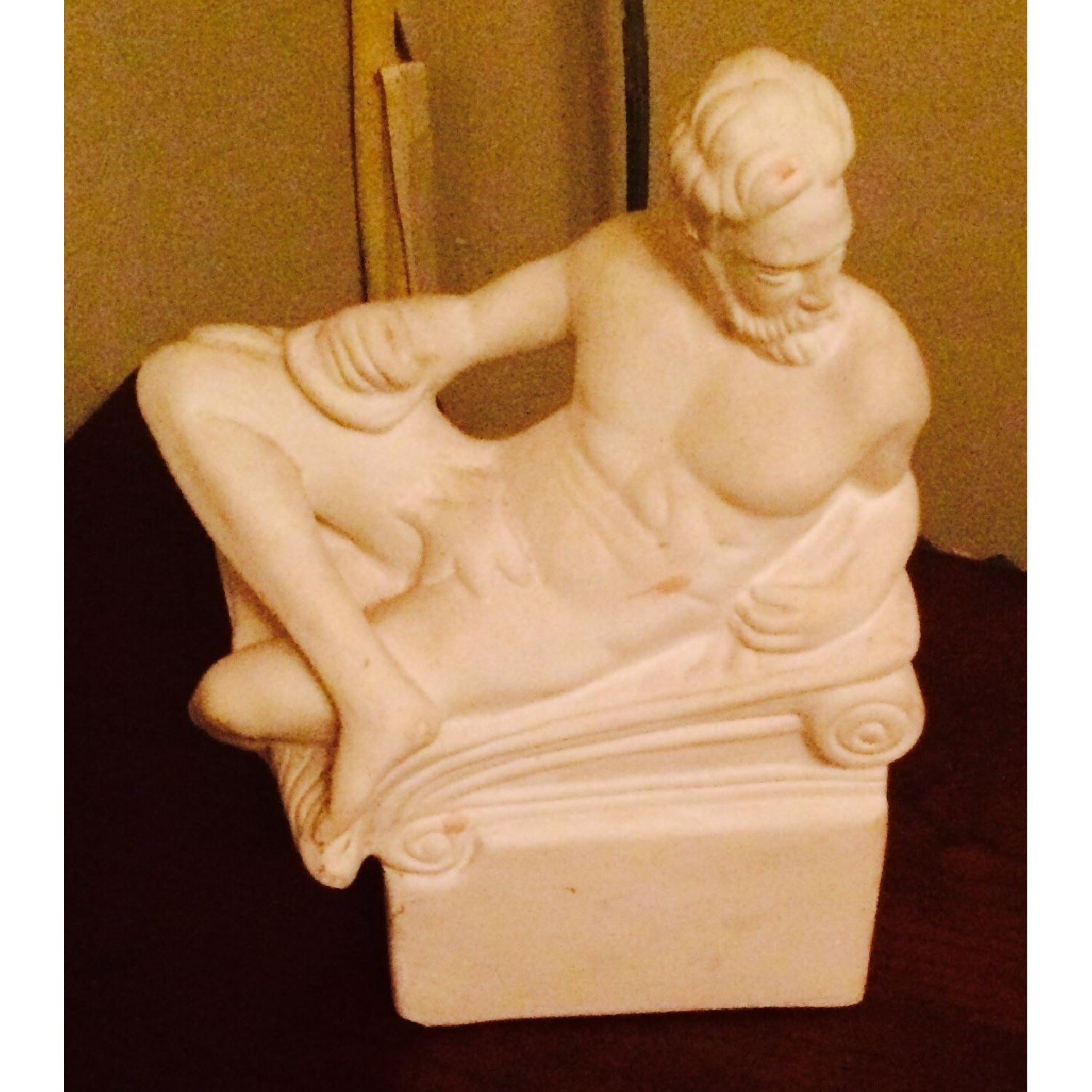 Antique Aphrodite Greek Goddess of Love Bust Sculpture - Set of 4 - image-6