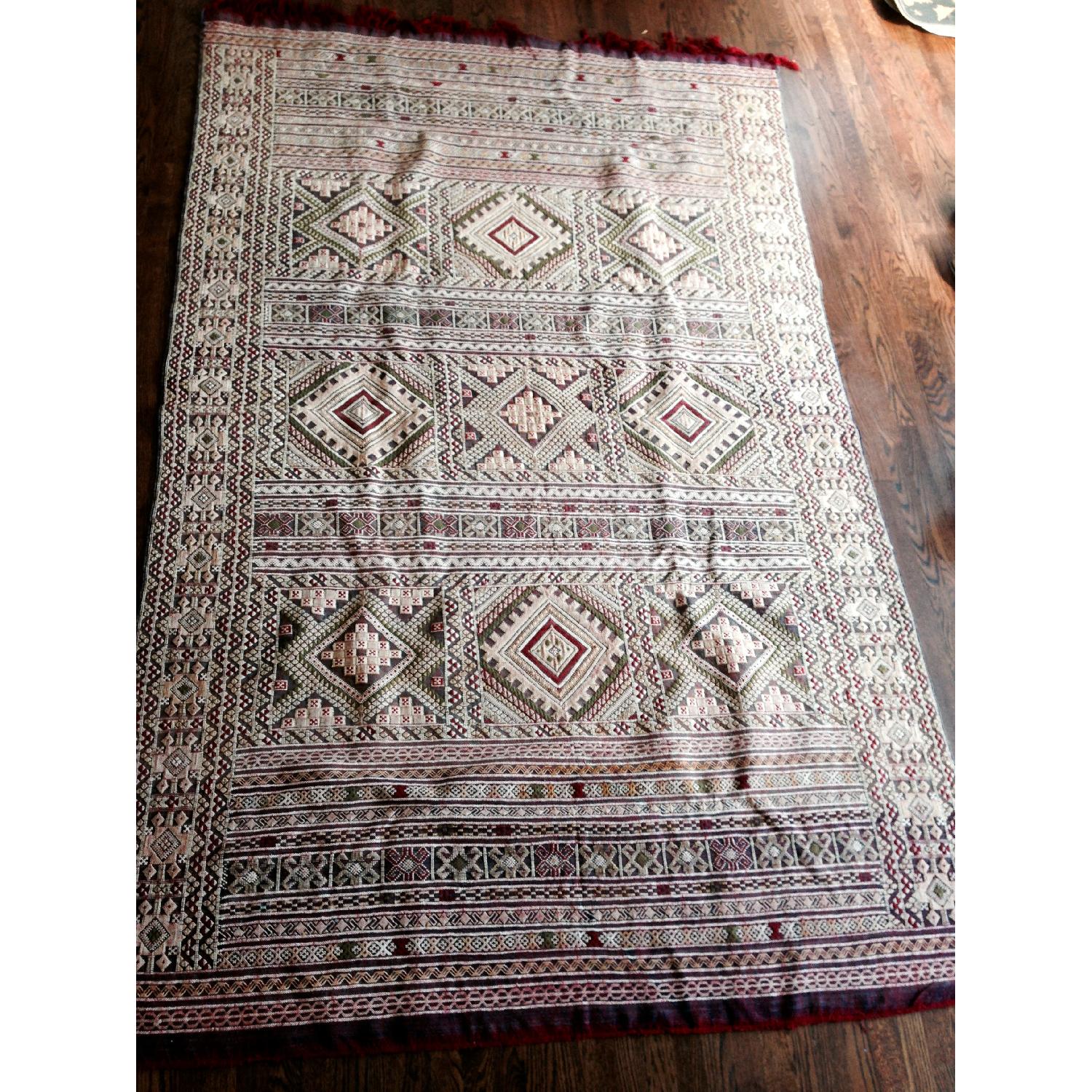 Moroccan Hand Knotted Rug - image-1