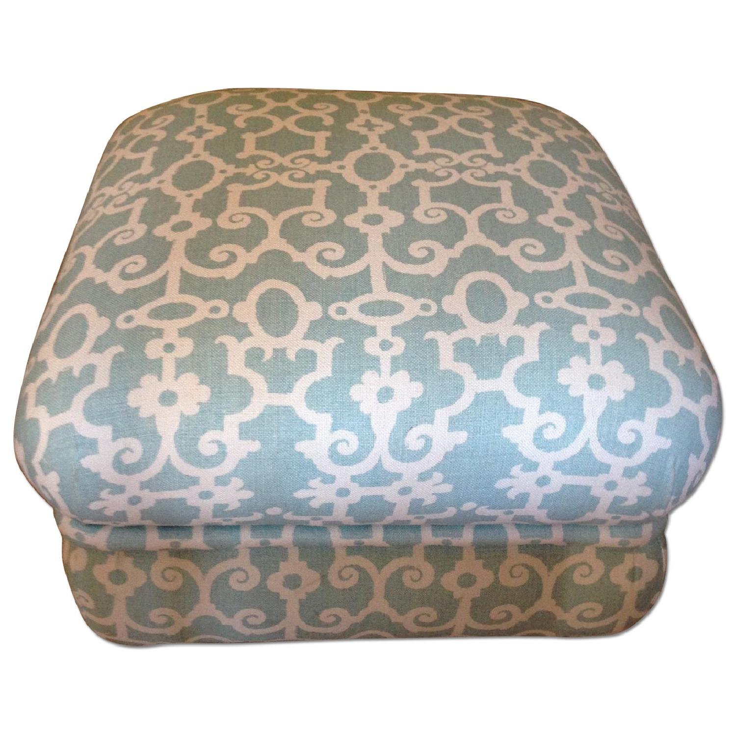 George Smith Ottoman Racer in Raoul Stella Fabric - image-0