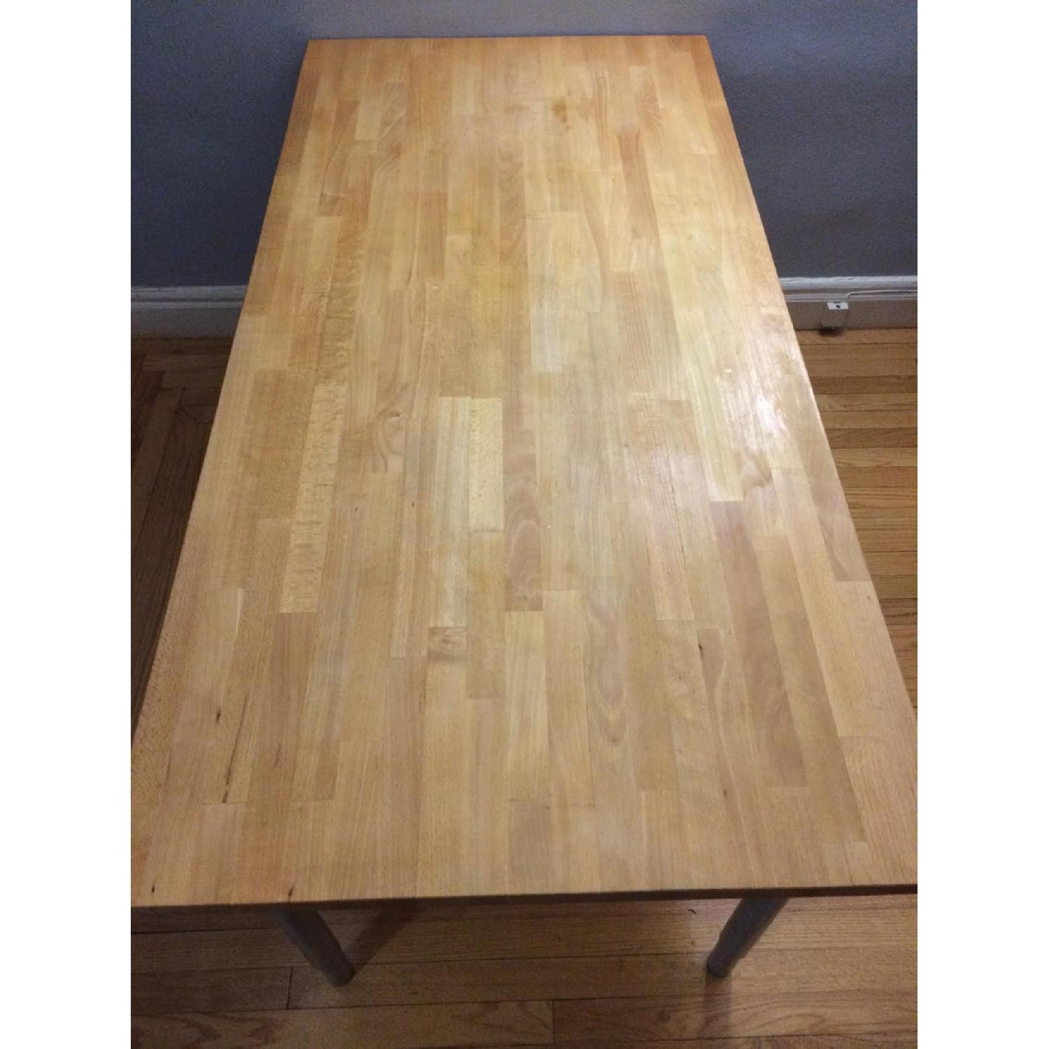 Ikea Gerton Dining Table w/ Adjustable Legs AptDeco