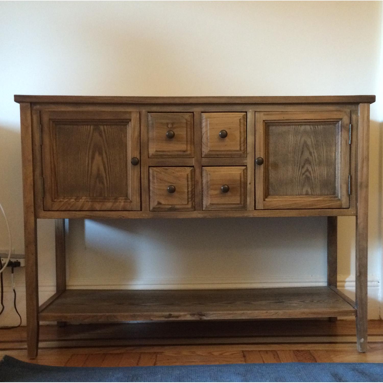 Solid Wood Credenza - image-1