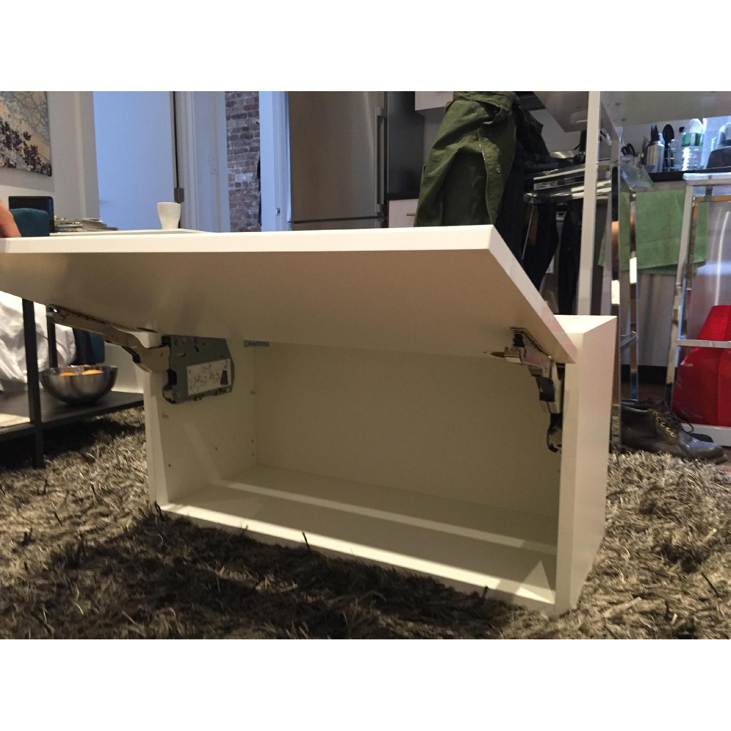 Ikea Akurum Wall with Gloss White Door AptDeco