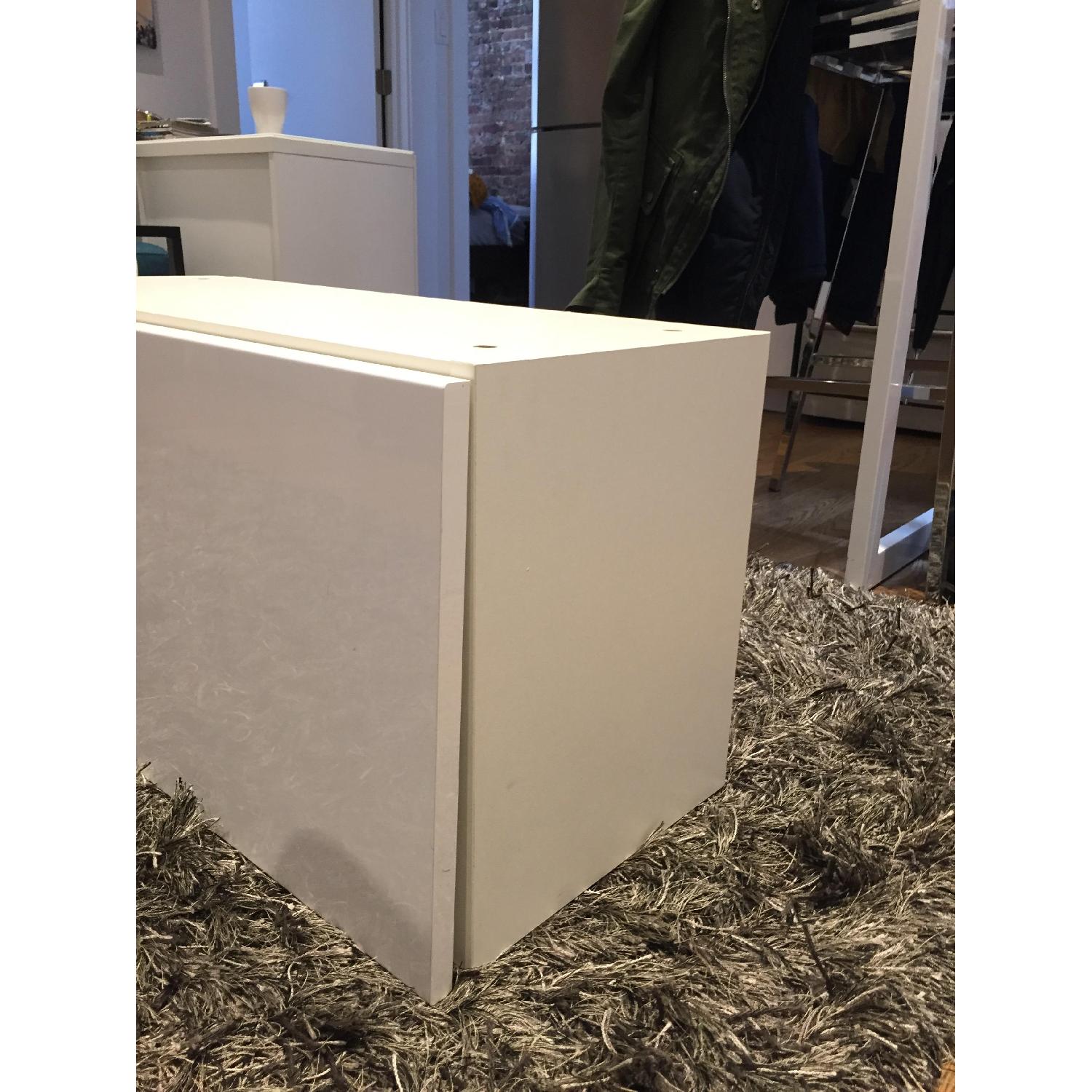 Ikea Akurum Wall Cabinet with Gloss White Door - image-2