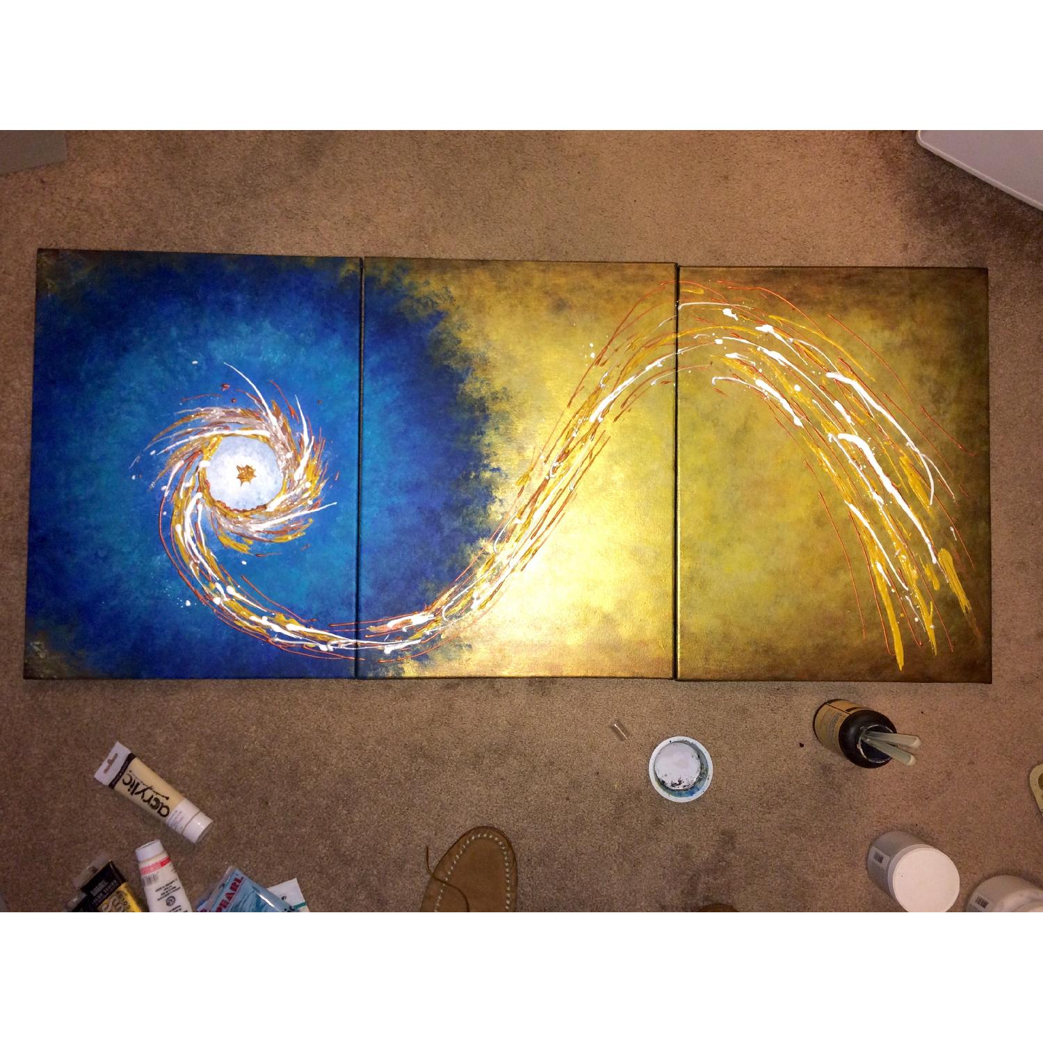 3 Piece Artwork Painting - image-1