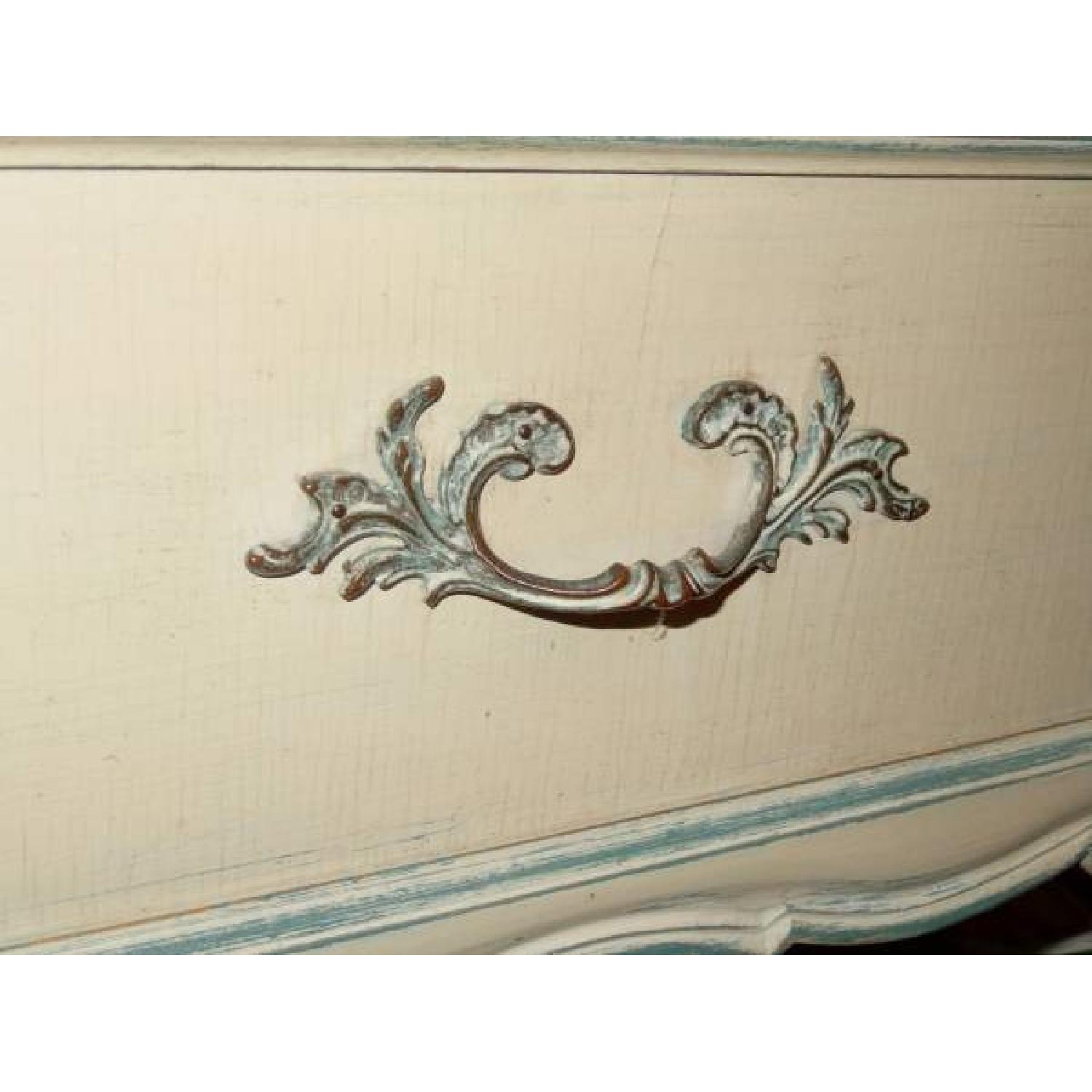 French Regency Bureau Plat Desk with Leather Top - image-6
