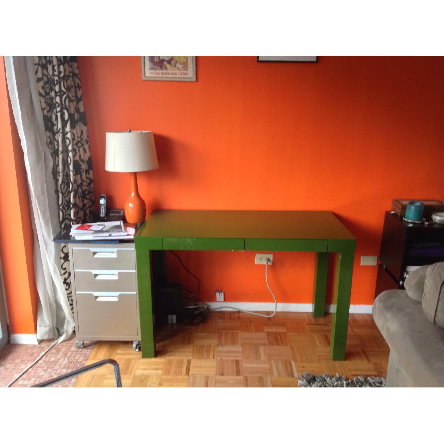 West Elm Parsons Desk with Drawers - image-5