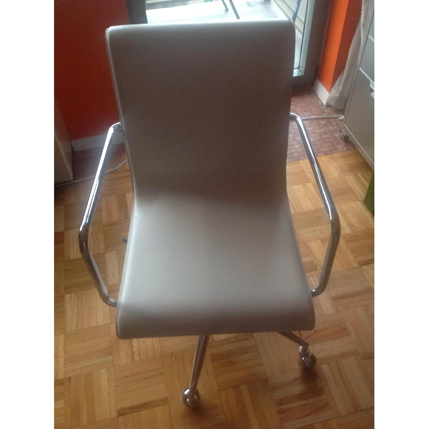 CB2 Leather Office Chair - image-1