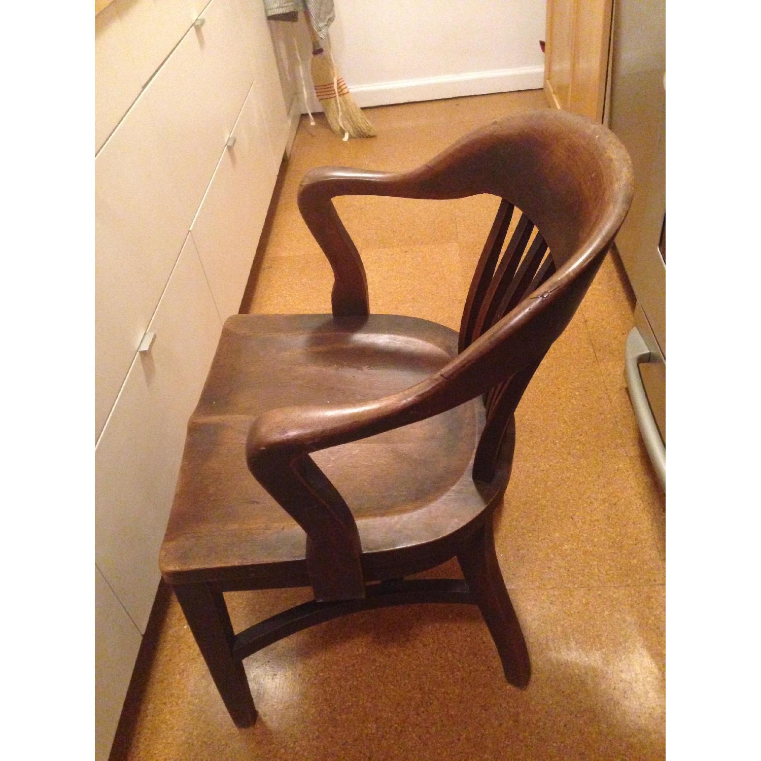 Wood Banker's Chair - image-2