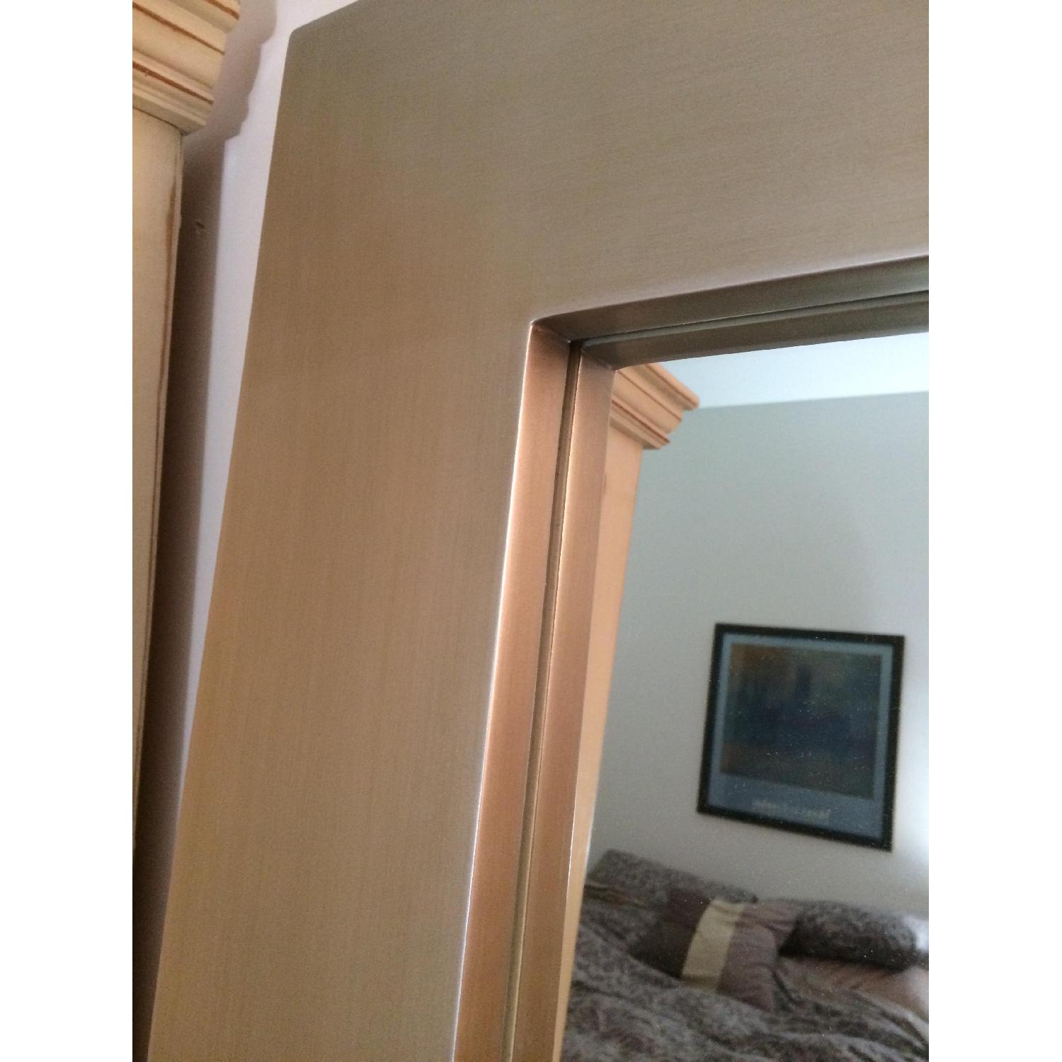 West Elm Chunky Wood Silver Floor Mirror - image-3
