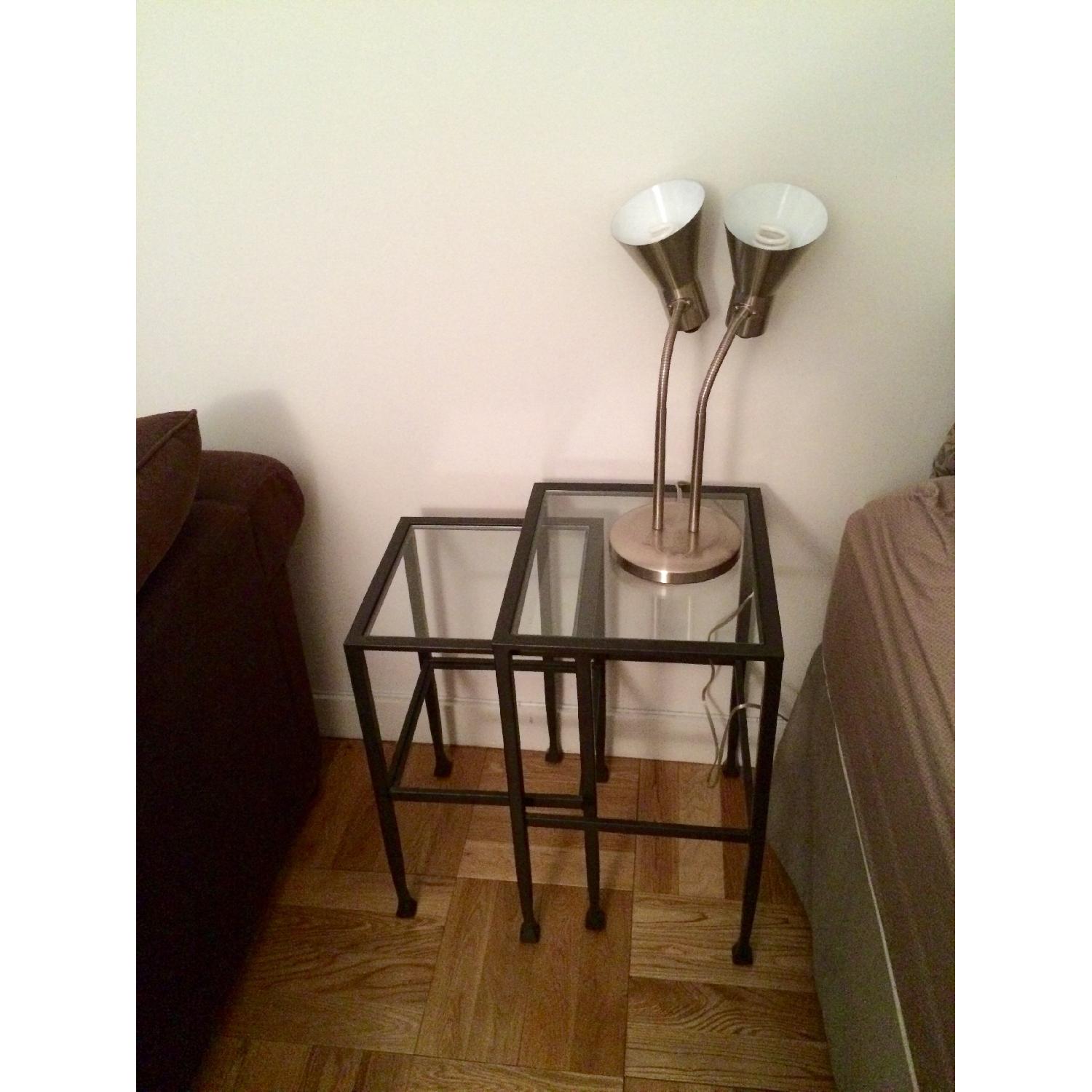 Pottery Barn Tanner Nesting Side Tables - Pair - image-1