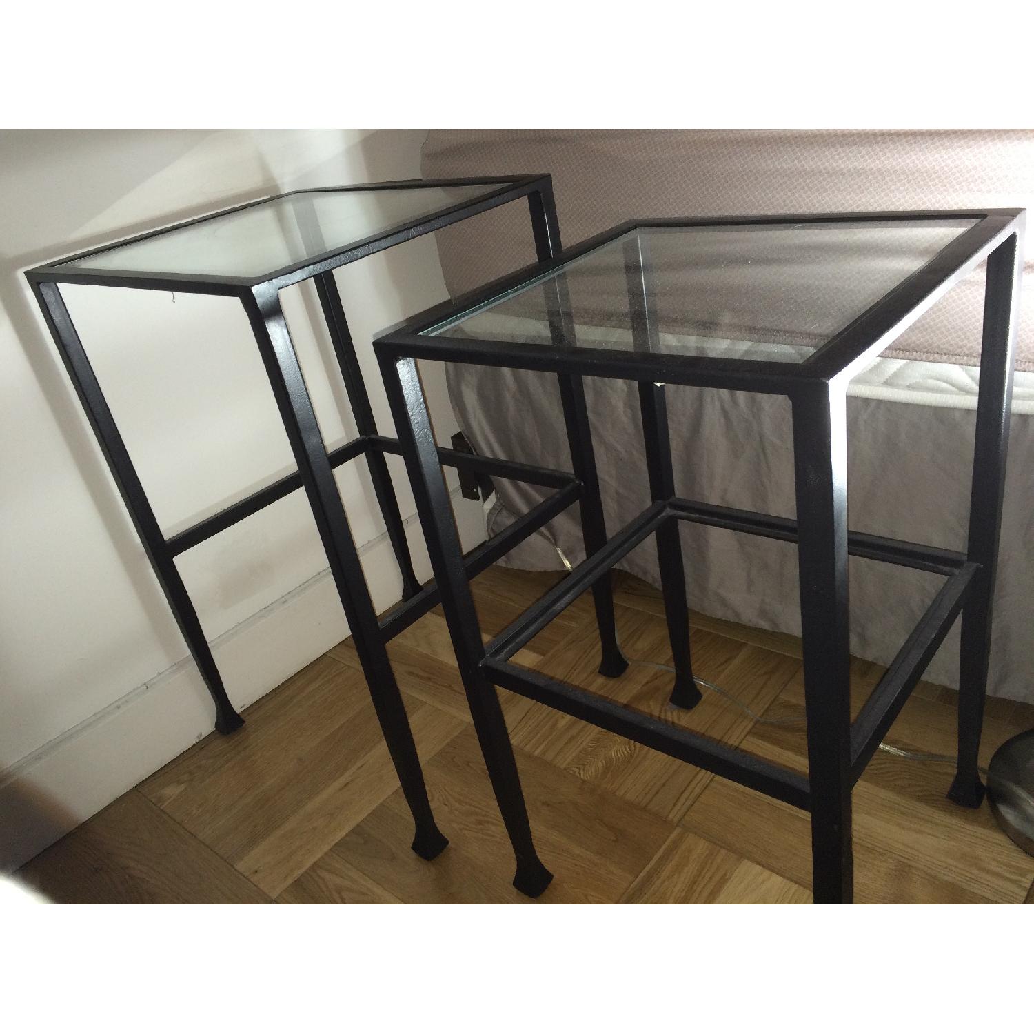 Pottery Barn Tanner Nesting Side Tables - Pair - image-2
