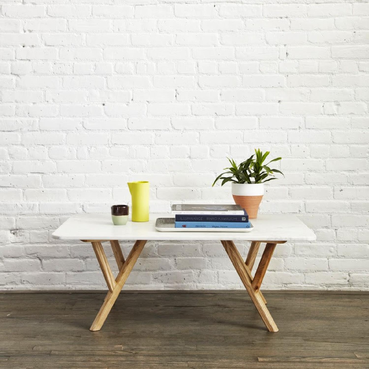 Steven Alan Home Marble Coffee Table - image-1